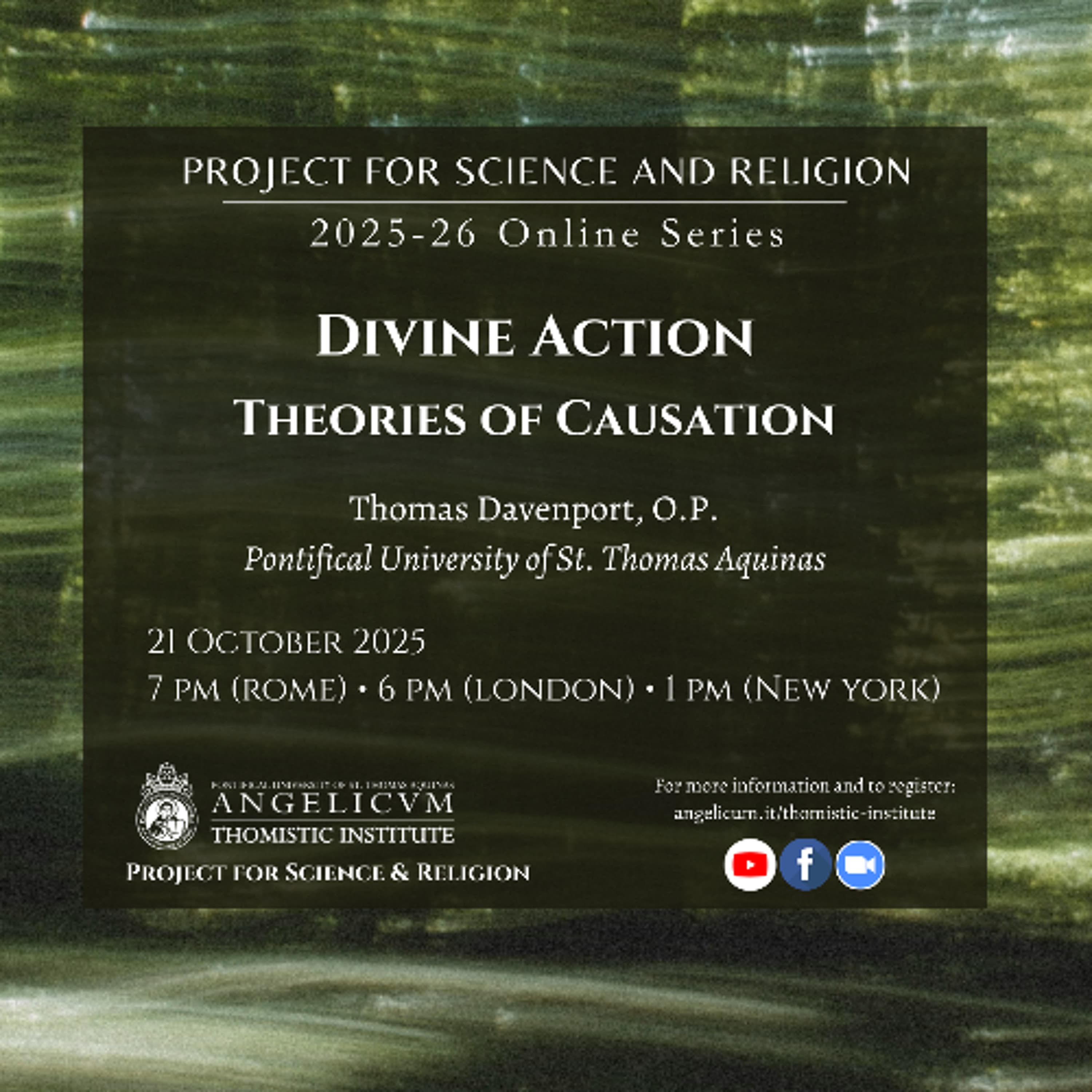 Theories of Causation | Thomas Davenport, O.P. - Angelicum Thomistic Institute cover