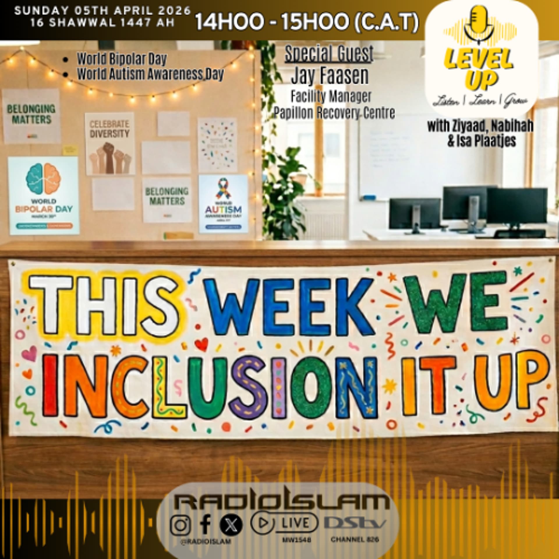 Level Up - Inclusion It Up - Radio Islam cover