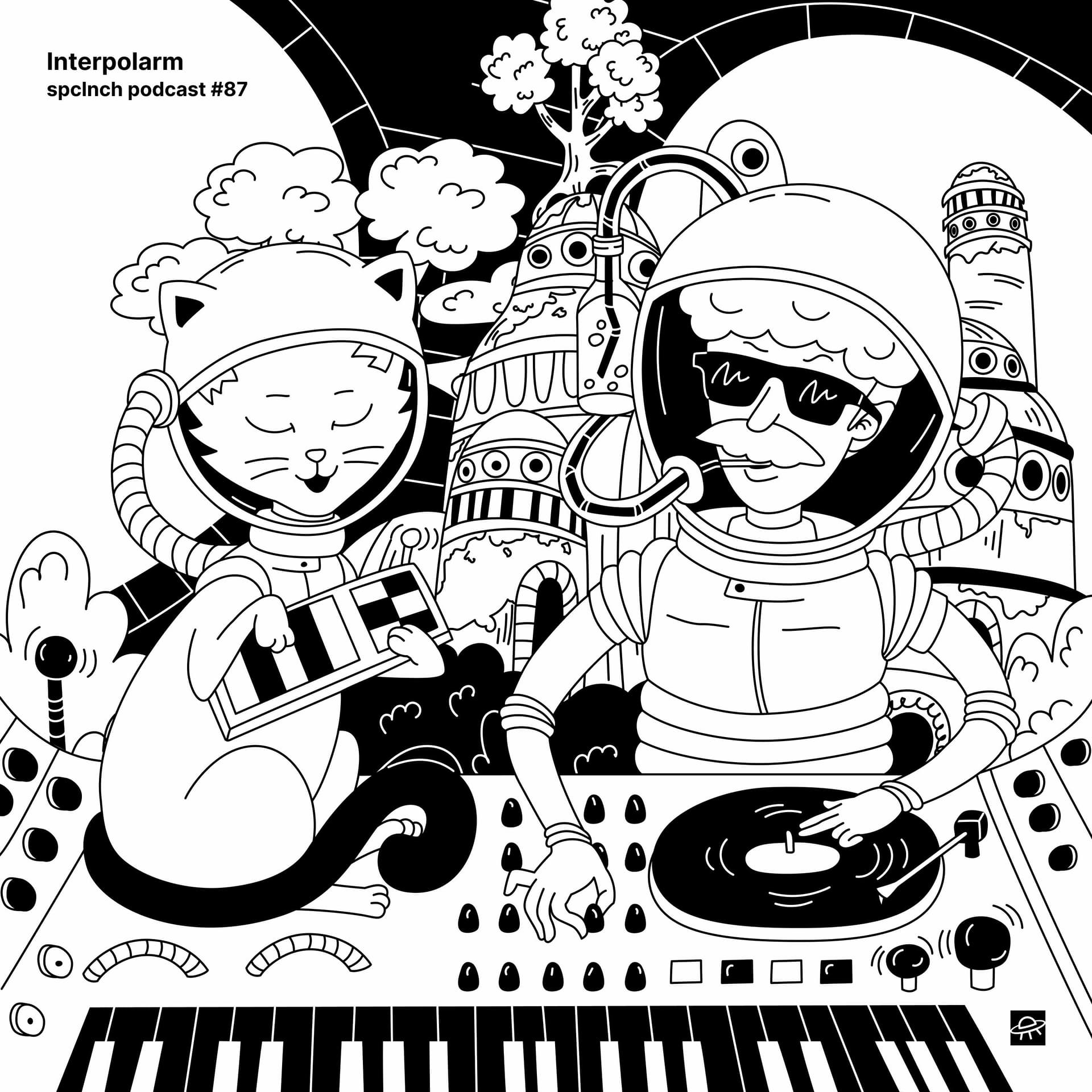 spclnch podcast #87 / Interpolarm - spclnch cover