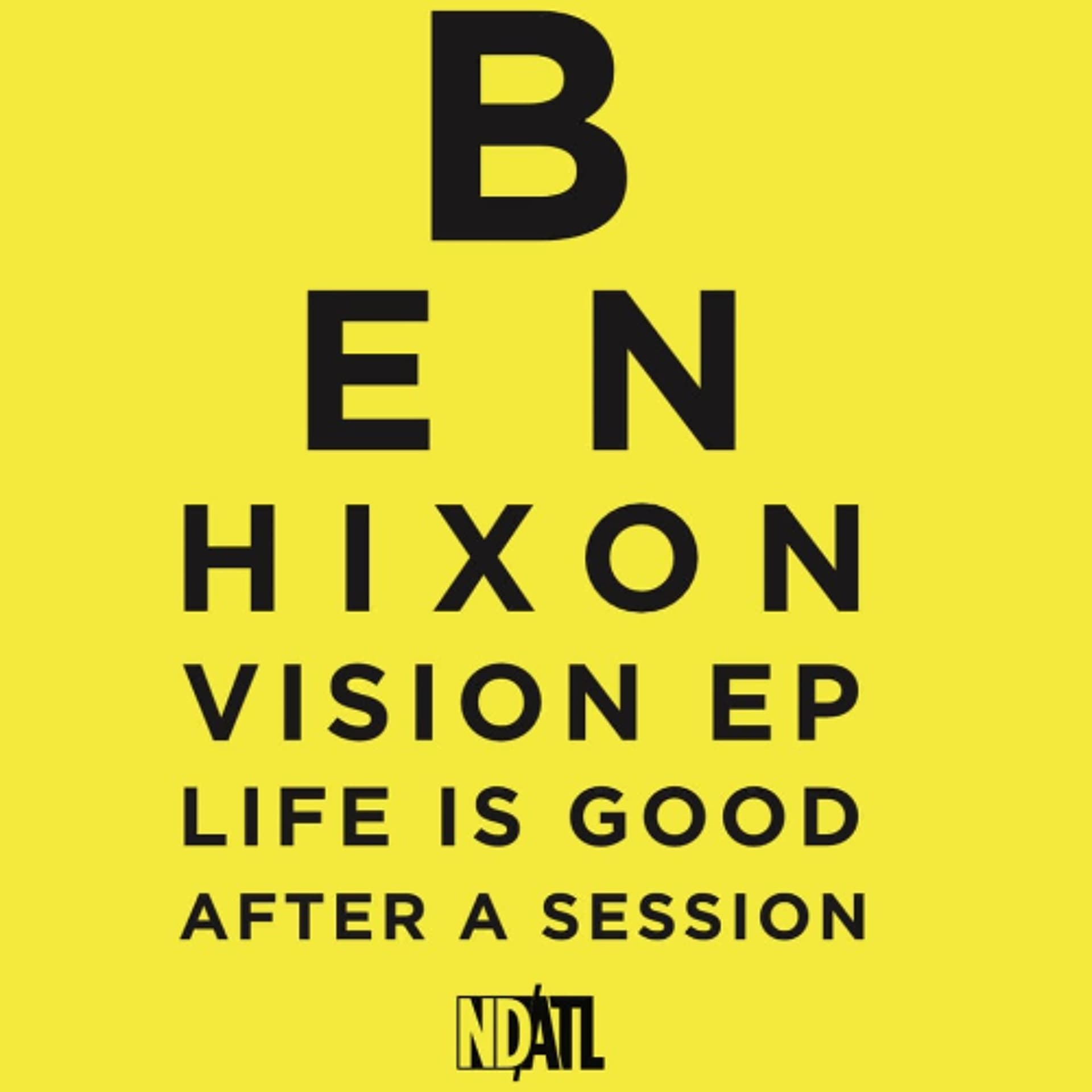 PREMIERE : Ben Hixon - It's Like A Vision - Les Yeux Orange cover