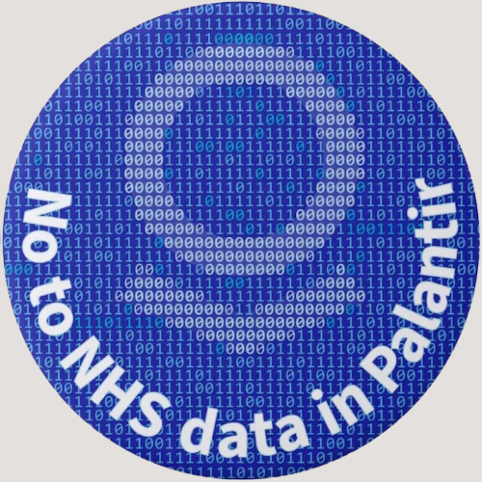 Model motion: Oppose the takeover of NHS patient data by Palantir - Proletarian Radio cover