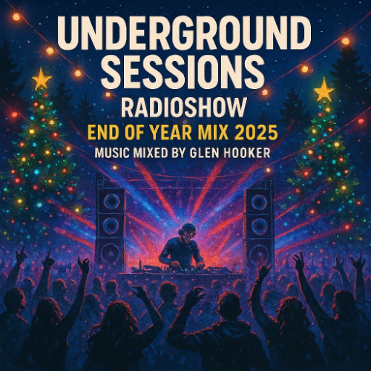Underground Sessions Radioshow End of year mix 2025 - Glen Hooker cover