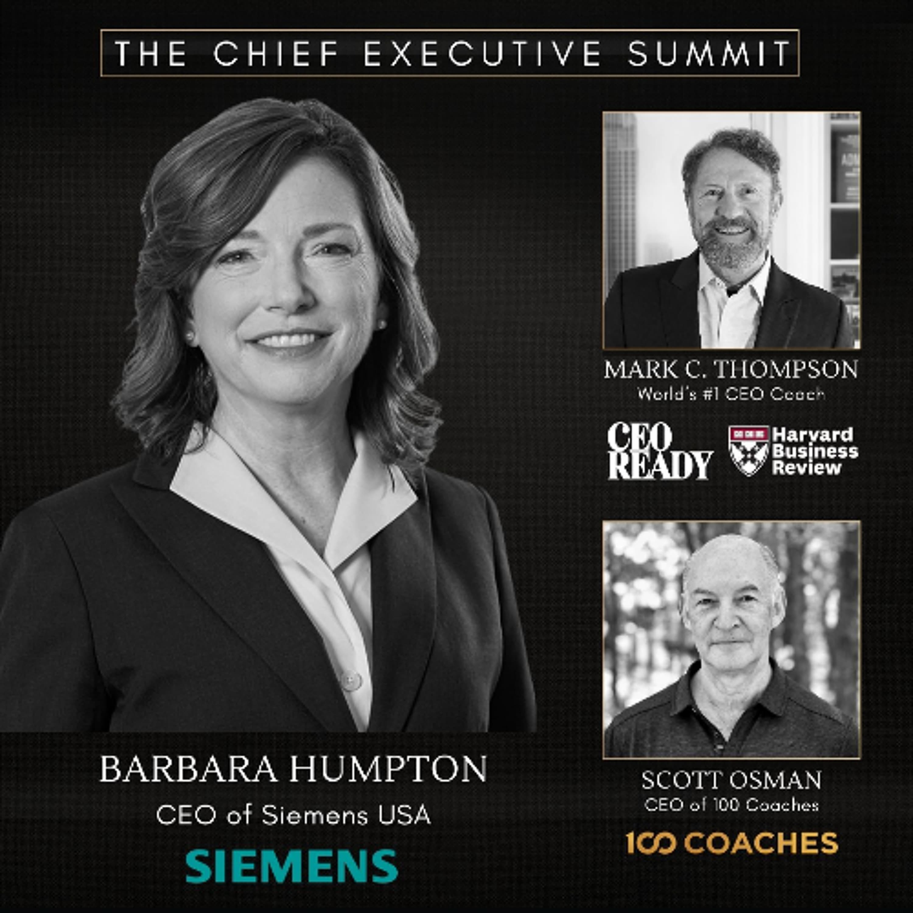 Barbara Humpton | Siemens USA - The Chief Executive Podcast cover