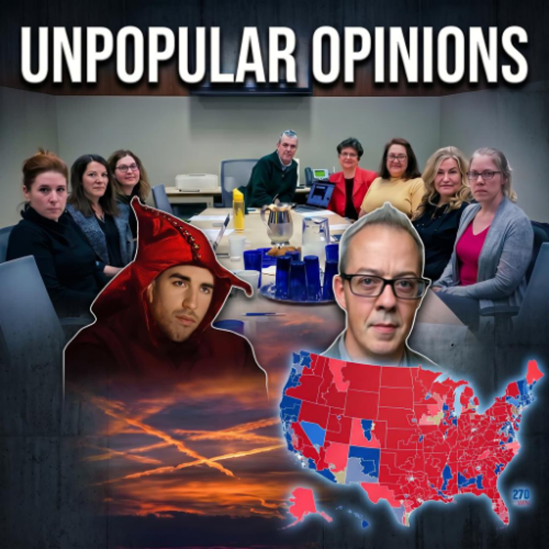 UNPOPULAR OPINIONS: AI Patriarchy, Jim Lee's Chemtrail Petition, THE MIDTERM MAP | 5/11/26 — Quite Frankly cover