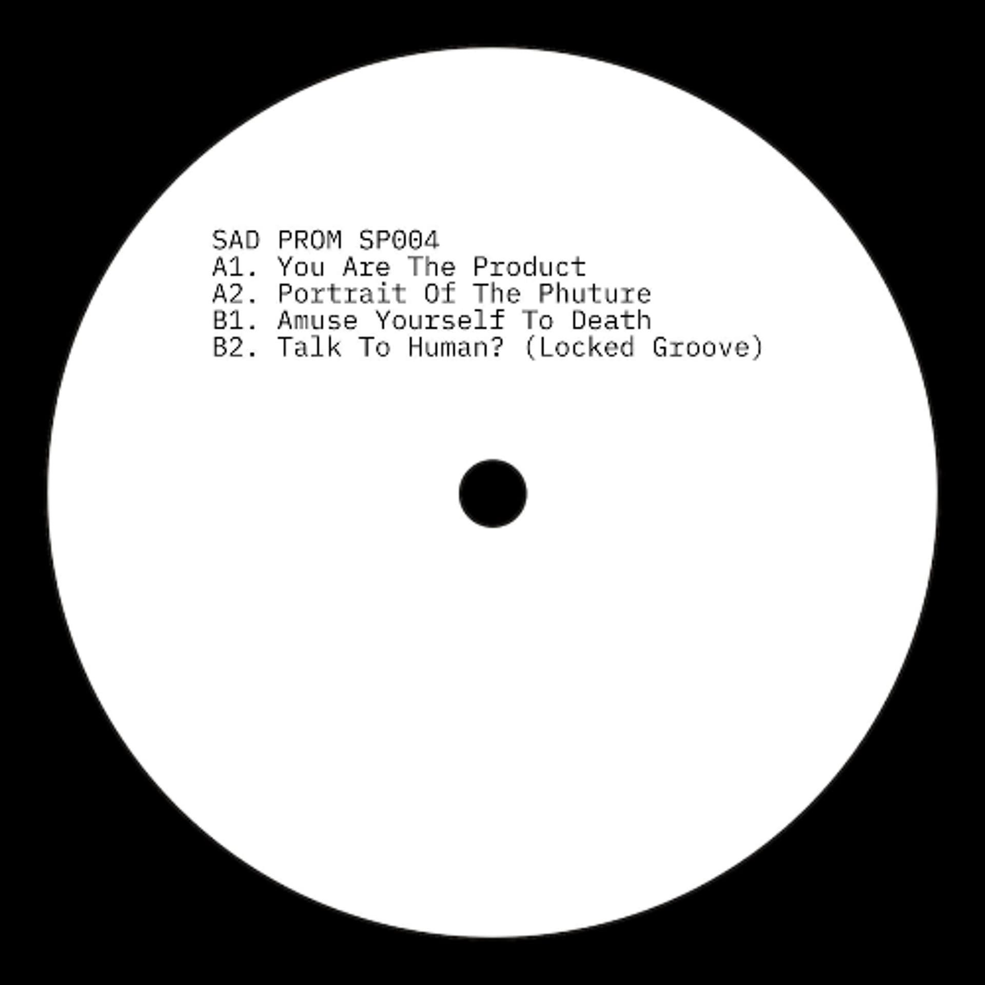PREMIERE: SAD PROM - Portrait Of The Phuture [SP004] - THE BRVTALIST cover