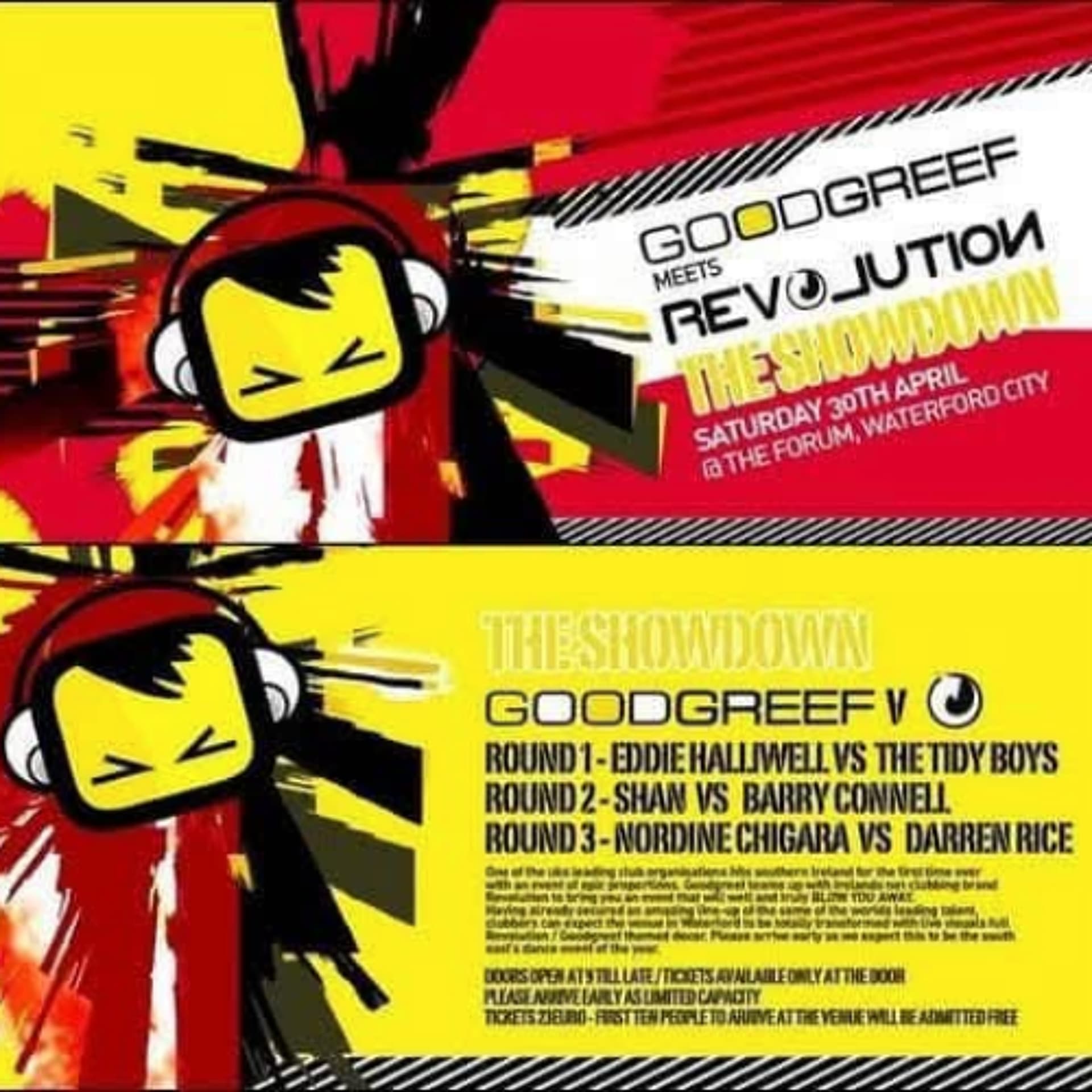 Eddie halliwell live at the forum Ireland (goodgreef v revolution) 30.04.2005 - Gerry Power cover