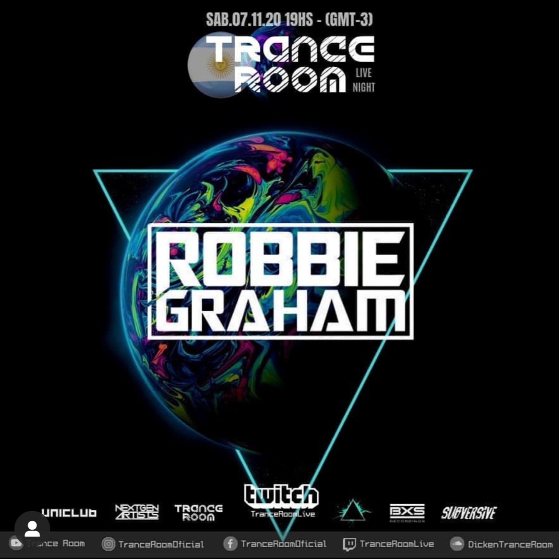 Robbie Graham - LIVE @ Trance Room - Robbie Graham cover
