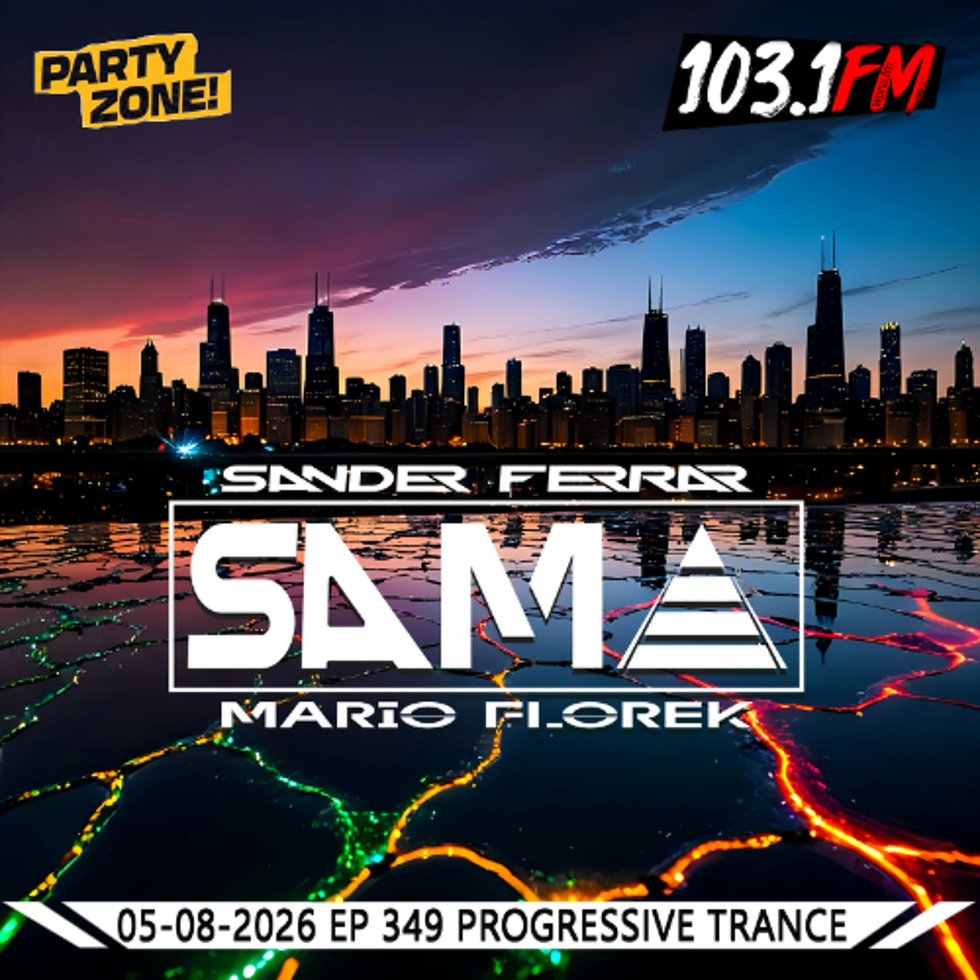 05-08-2026 Party Zone EP 349 S.A.M.A. — Mario Florek (S.A.M.A. & XM Project) cover