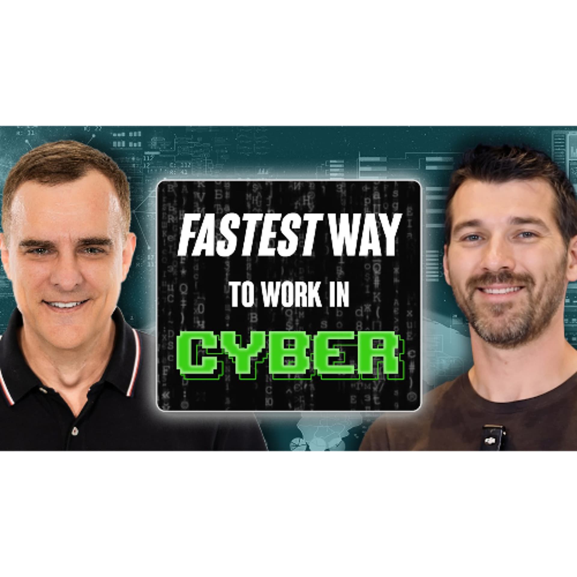 #497: Want to break into Cybersecurity? This is where the most jobs are at! — David Bombal cover