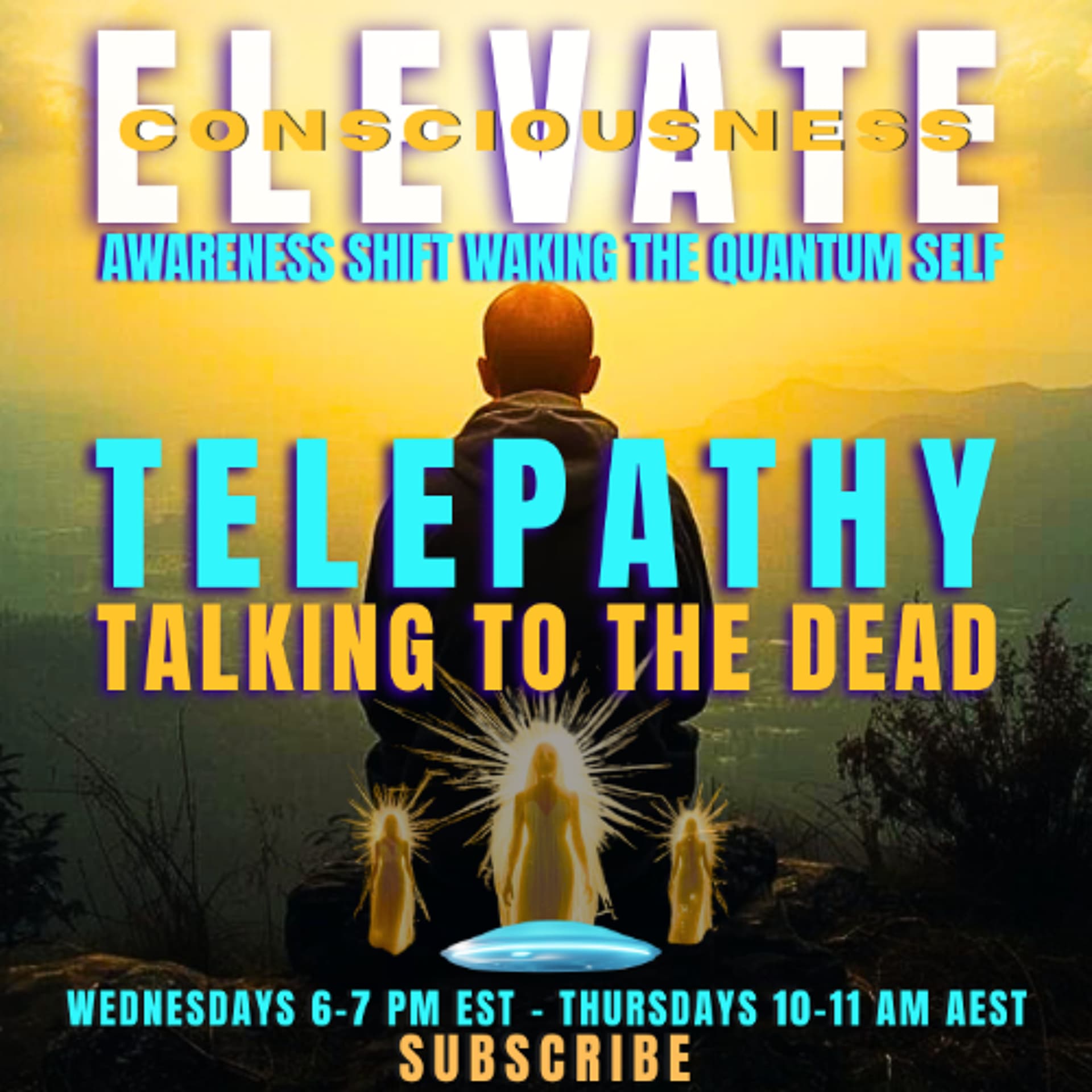 Telepathy and  Talking to the Dead or Spirit - ELEVATE - KAren Swain ATP Radio cover