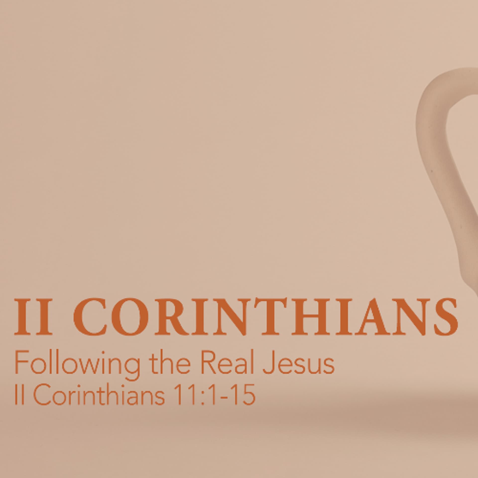 Following the Real Jesus (1st Service) - West Park Baptist Church - Sermons cover