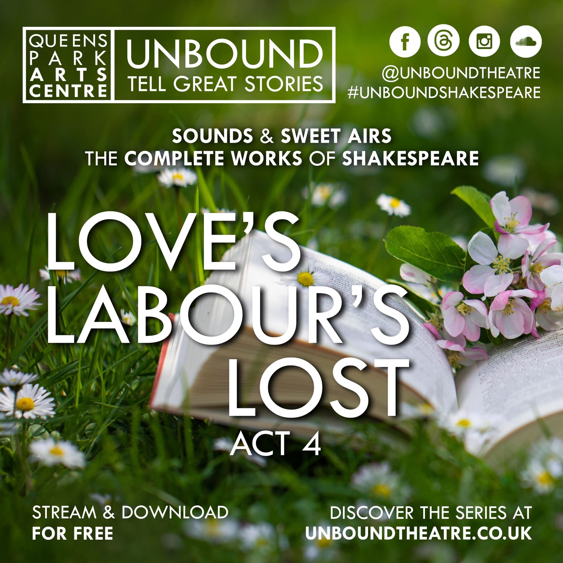 Love's Labour's Lost (Act 4) - Unbound Theatre cover
