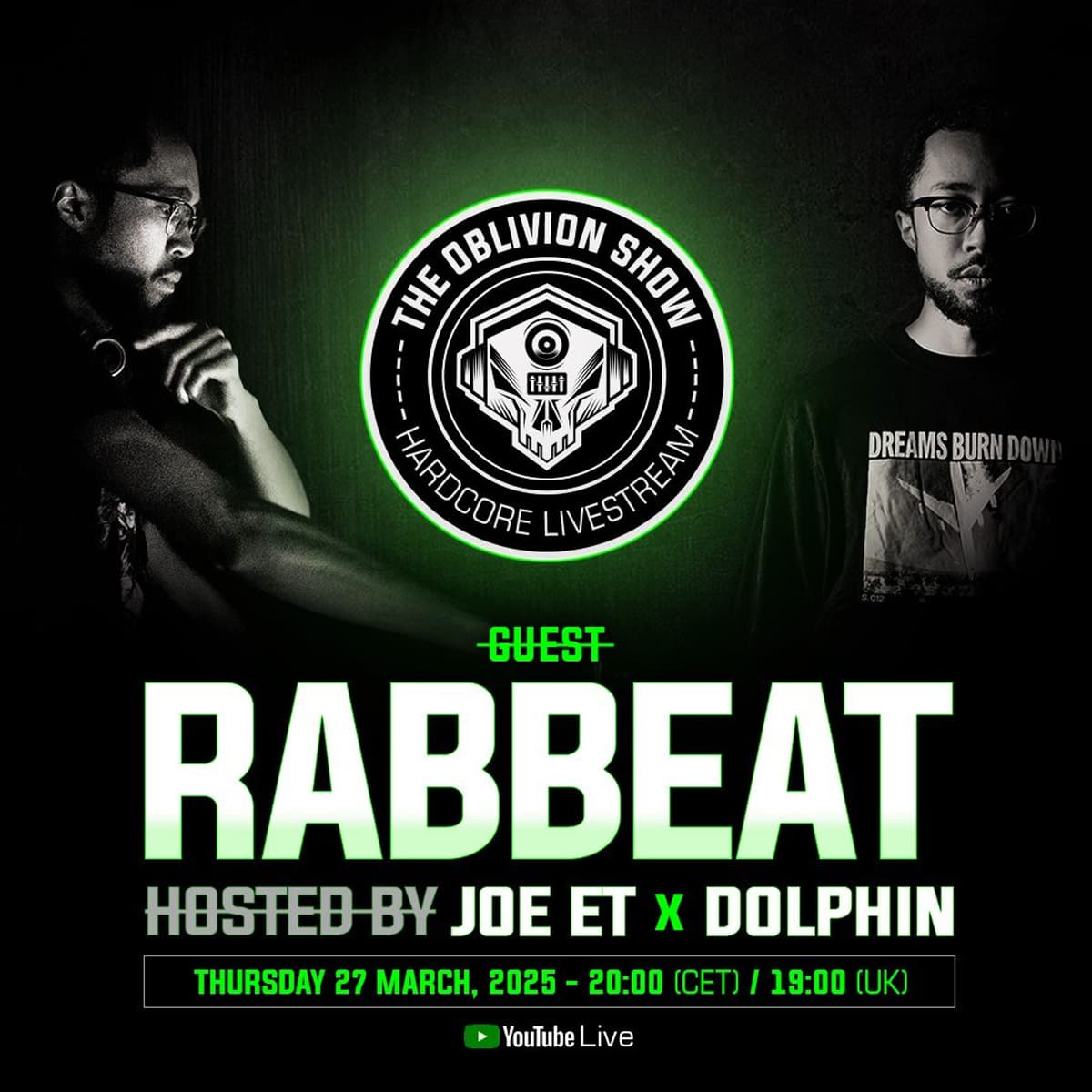 THE OBLIVION SHOW EP047 - RABBeAT, DOLPHIN & JOE ET - The Oblivion Show cover