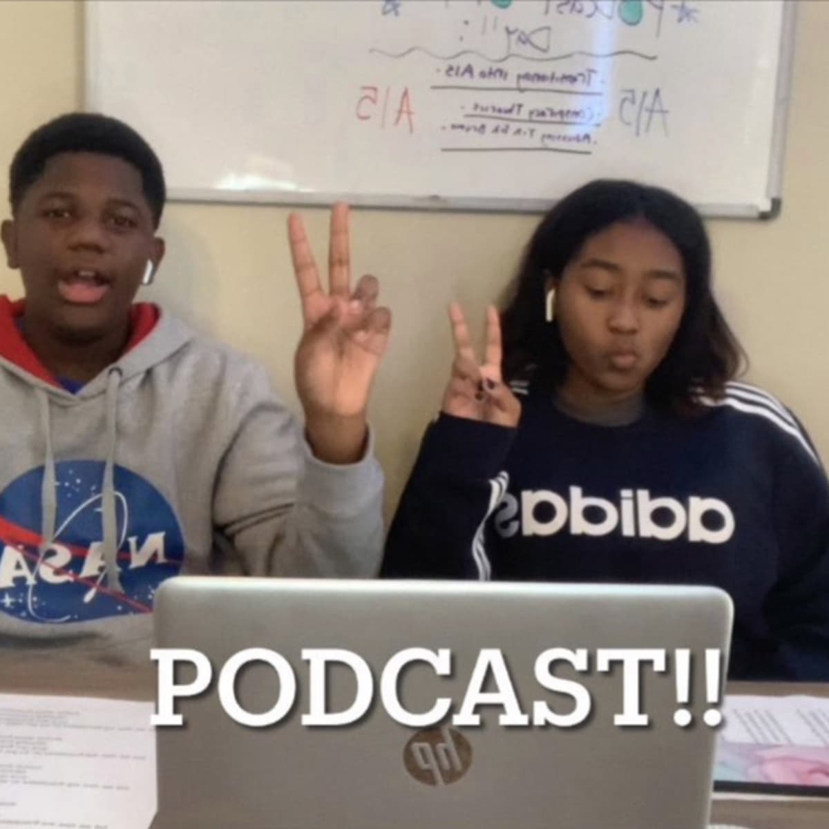 A15 sound only aduio FIRST PODCAST!! - (A16)Ashaun&Anisha,Podcast cover