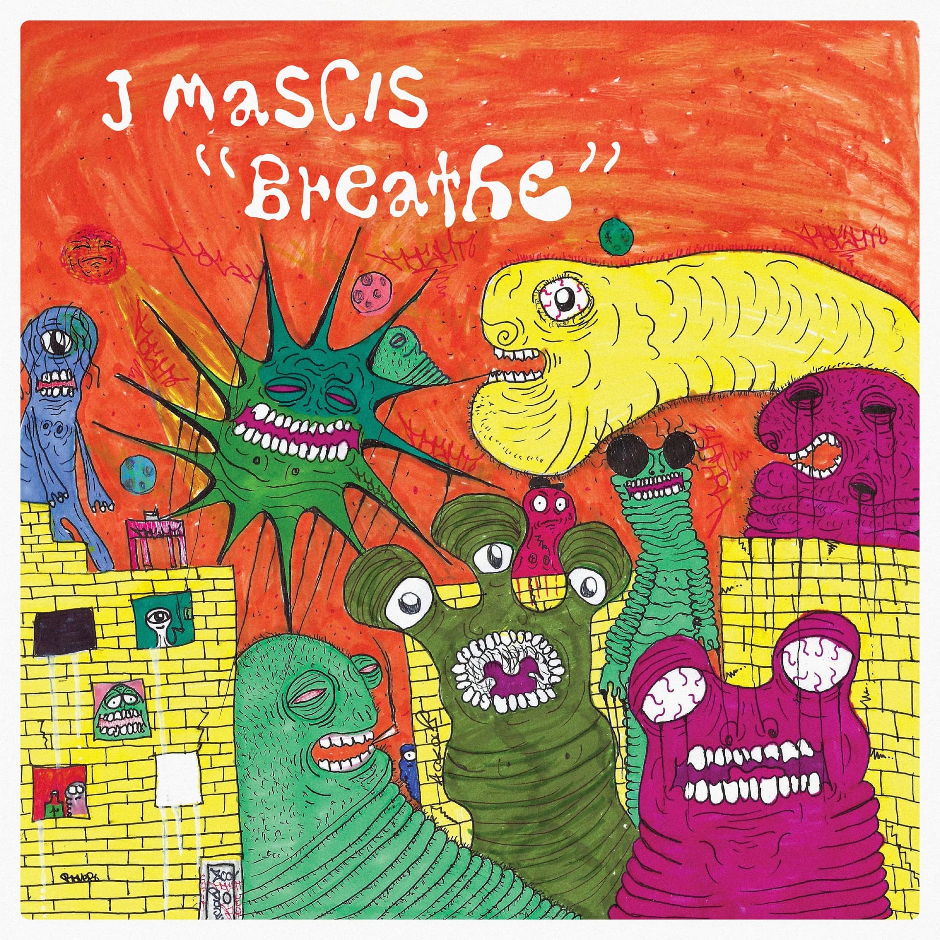 J Mascis - Breathe - Sub Pop cover
