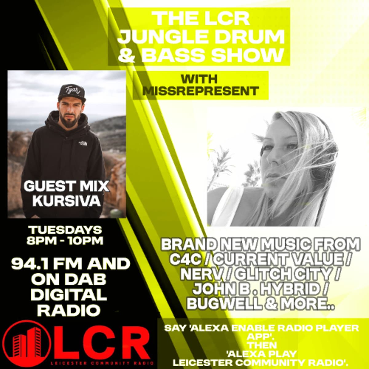 LCR35 - 1.4.25 - JDNB With Missrepresent - Guest Mix KURSIVA - JDNB: Jungle Drum & Bass cover