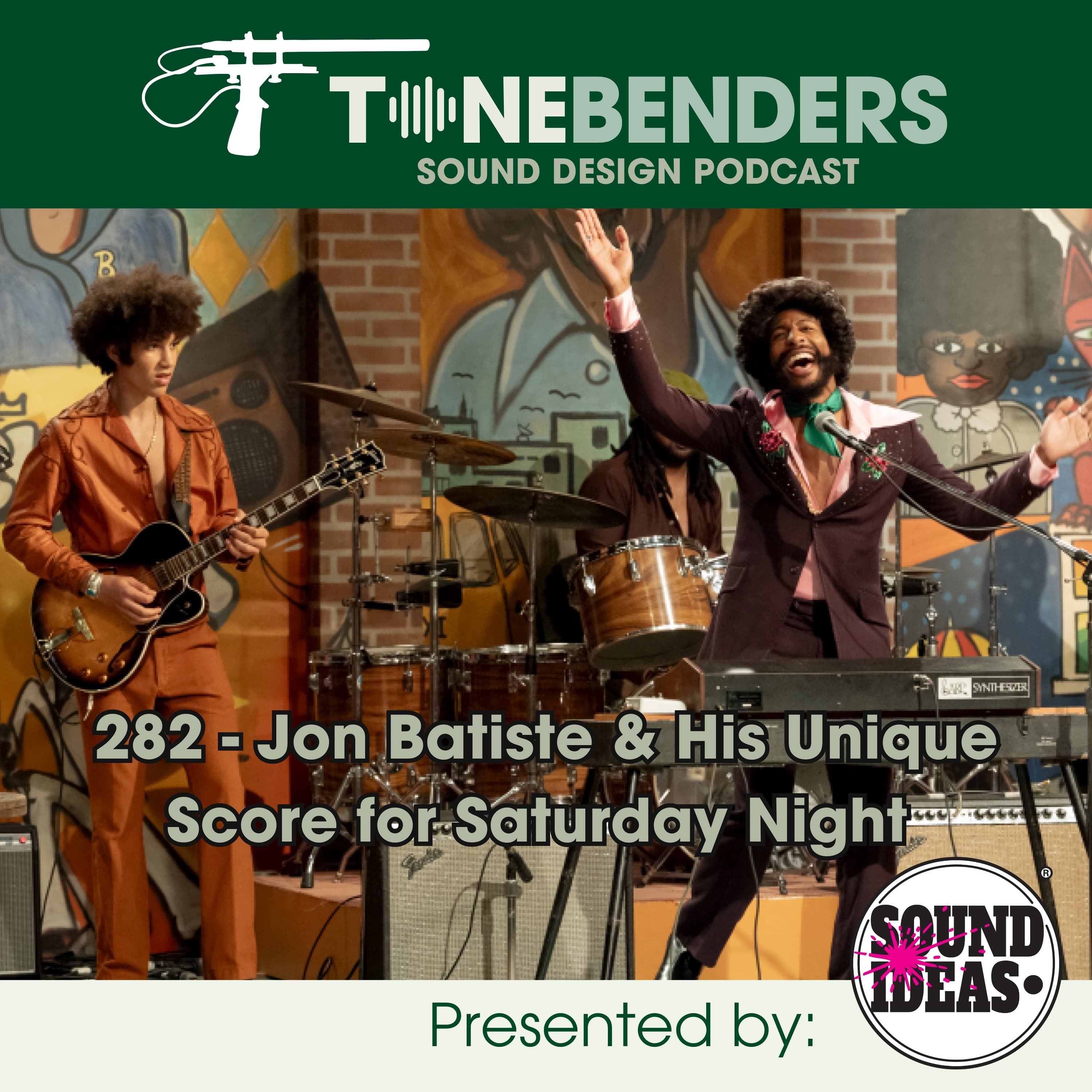 282 - Jon Batiste & His Unique Score For Saturday Night - Tonebenders Podcast cover
