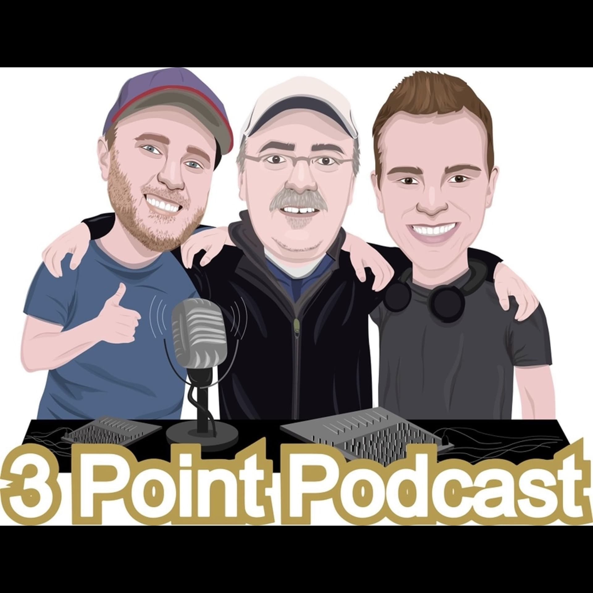 3PP 398: Interview with @CFBCampusTour, D-Mo Trade, UM/MSU Hoops, & HATR: Edmund Fitzgerald — 3 Point Podcast cover
