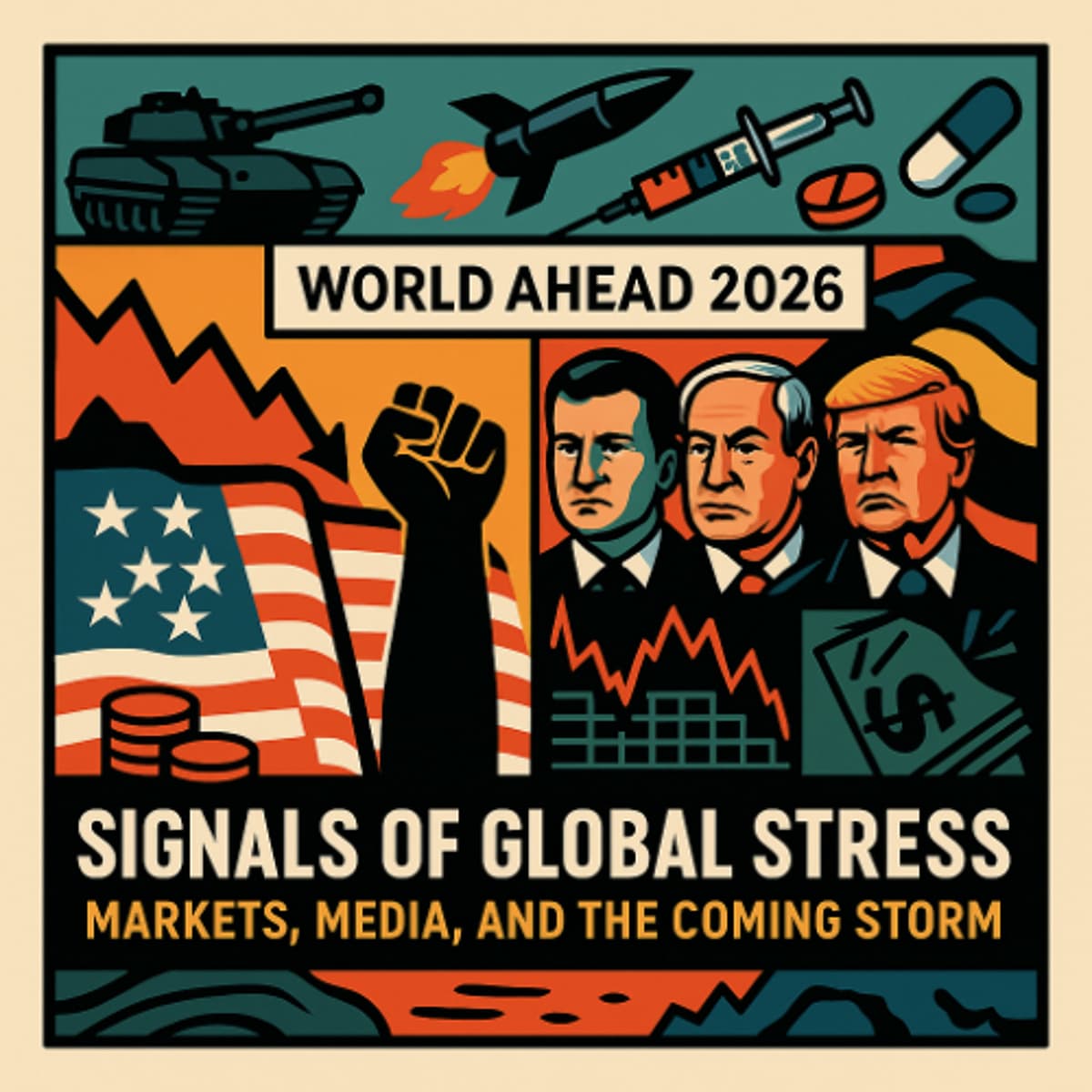 Signals of Global Stress: Markets, Media, and the Coming Storm - The Rock of Talk cover