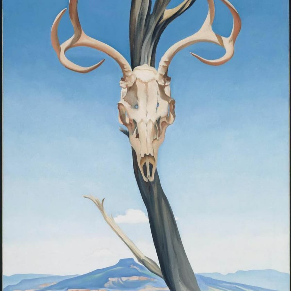Ep. 45 - Georgia O'Keeffe's "Deer's Skull with Pedernal" (1936) - The Lonely Palette cover