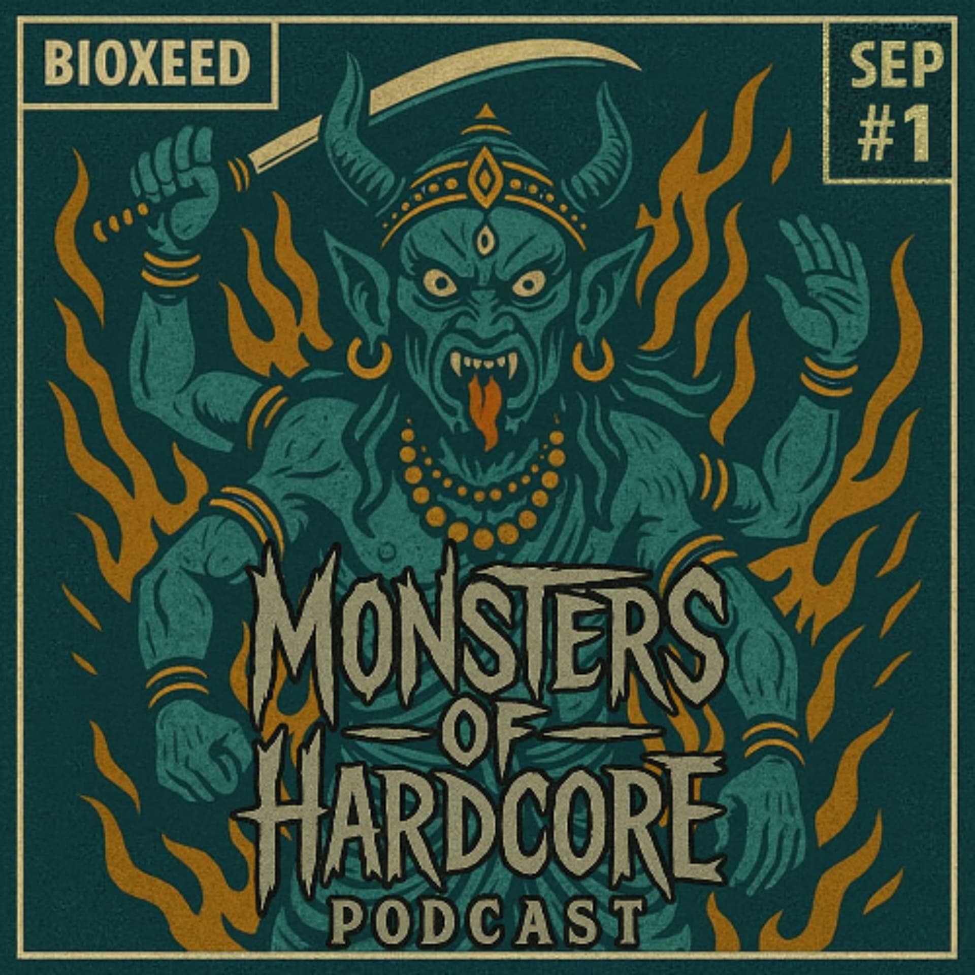 Monsters of hardcore - Podcast 001 - Bioxeed - bioxeed cover