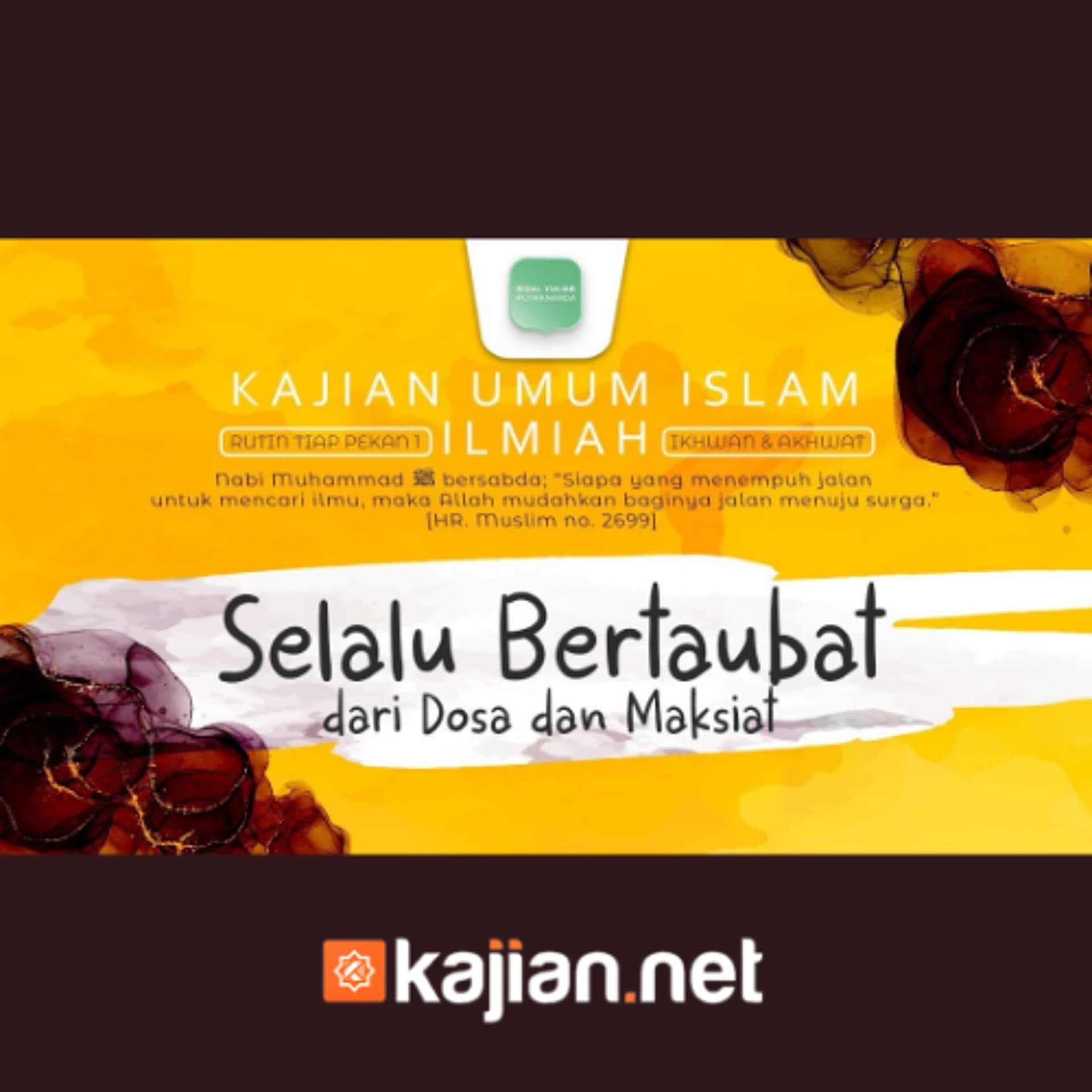Selalu Bertaubat dari Dosa dan Maksiat - Ustadz Rizal Yuliar Putrananda - SoundCloud Kajian.net cover
