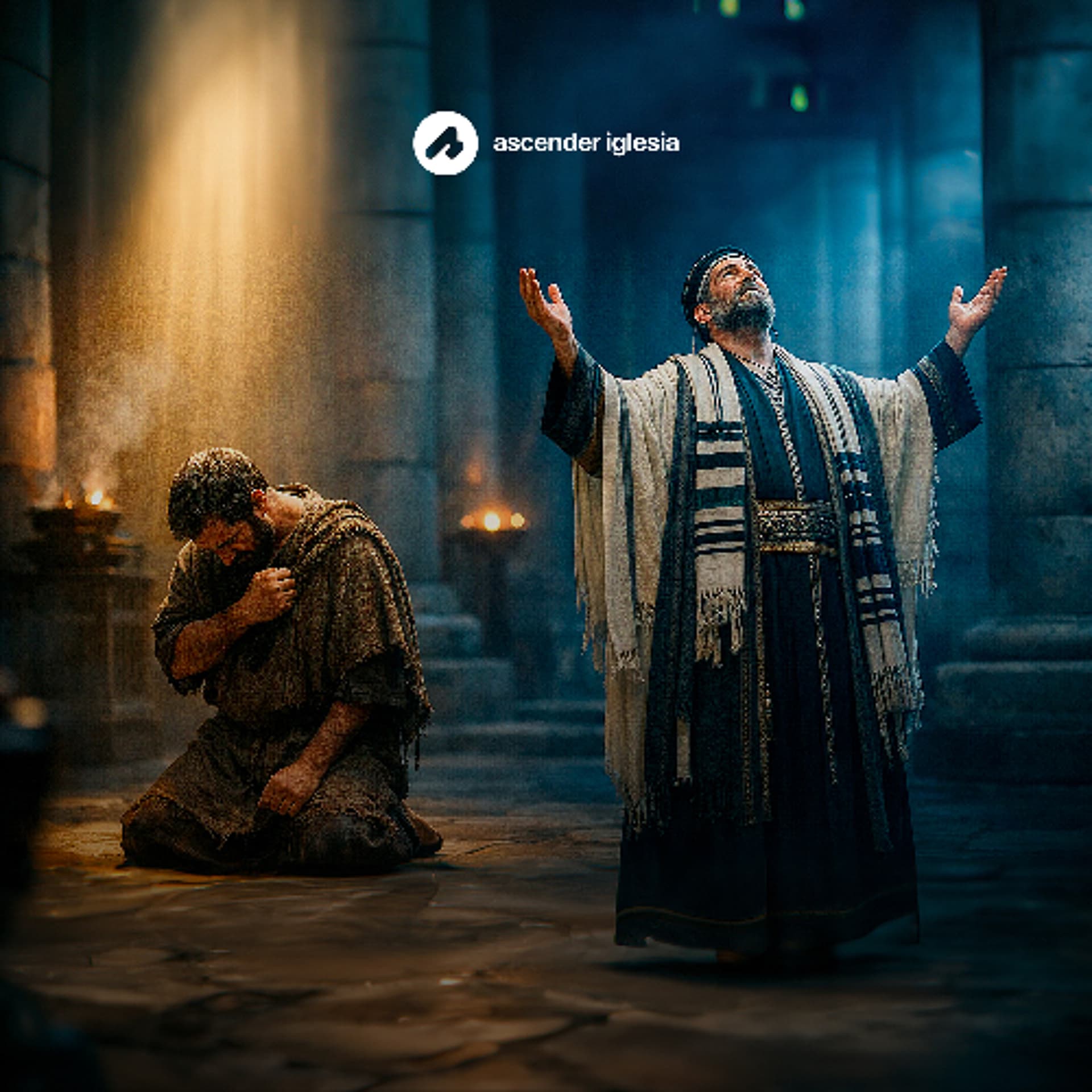 Dos oraciones, uno justificado - Ascender Iglesia cover