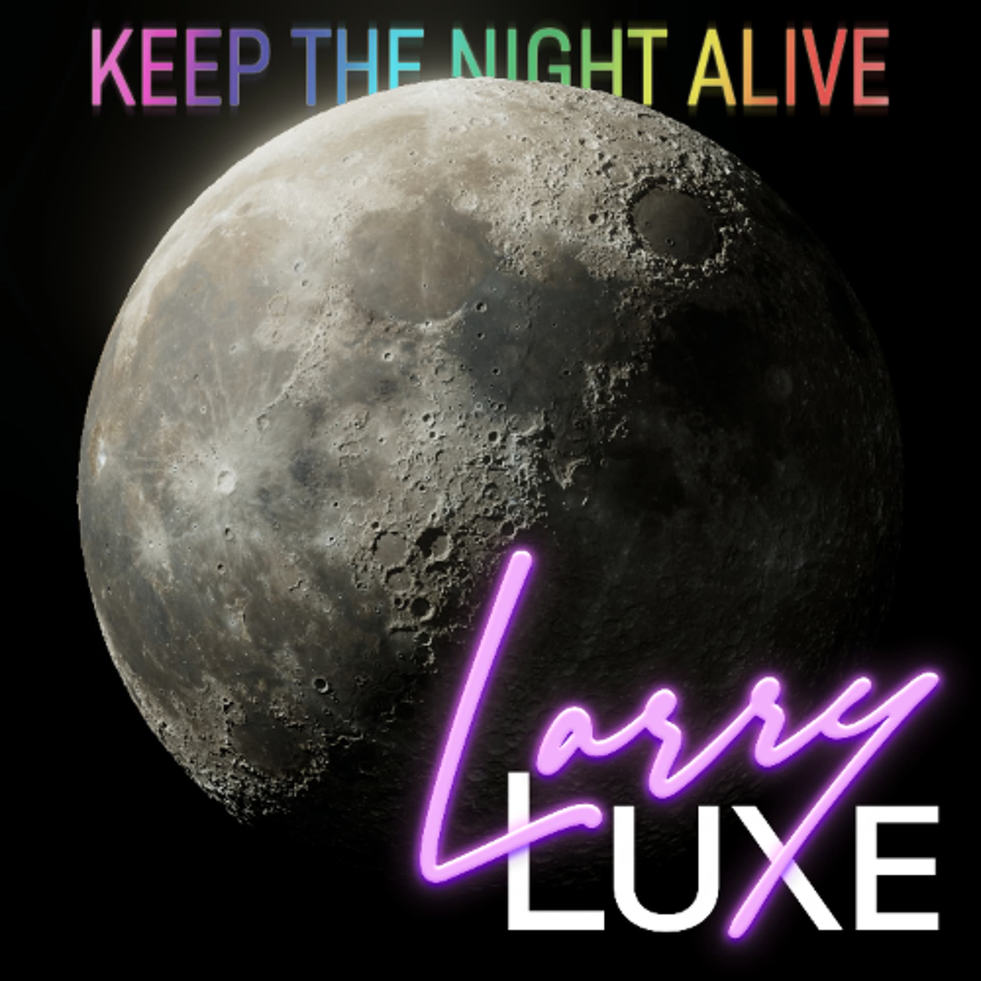 PREMIERE : LarryLuxe - Keep The Night Alive (DJ Bookum & Paulinnate Remix) - Les Yeux Orange cover