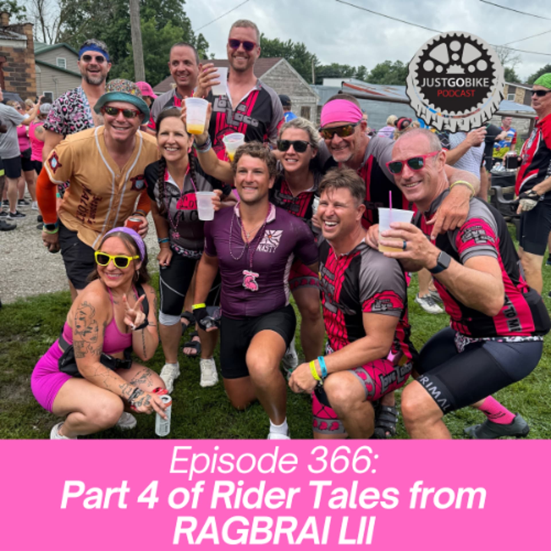 Episode 366: Part 4 of Rider Tales from RAGBRAI LII - JustGoBike cover