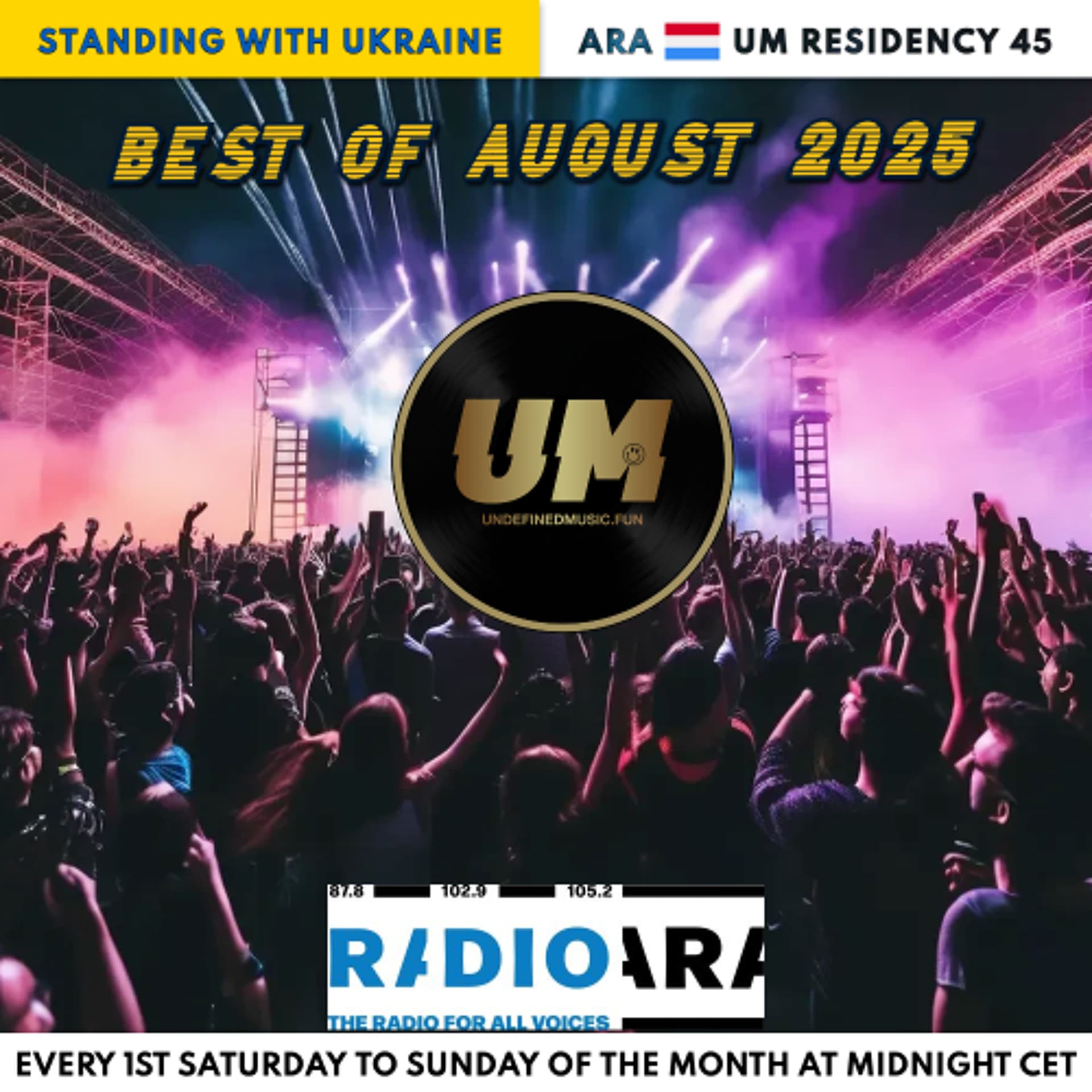 Let'z Party N° 45 | 07.09.2025 | ARA Luxembourg UM Residency - UNDEFINED MUSIC cover