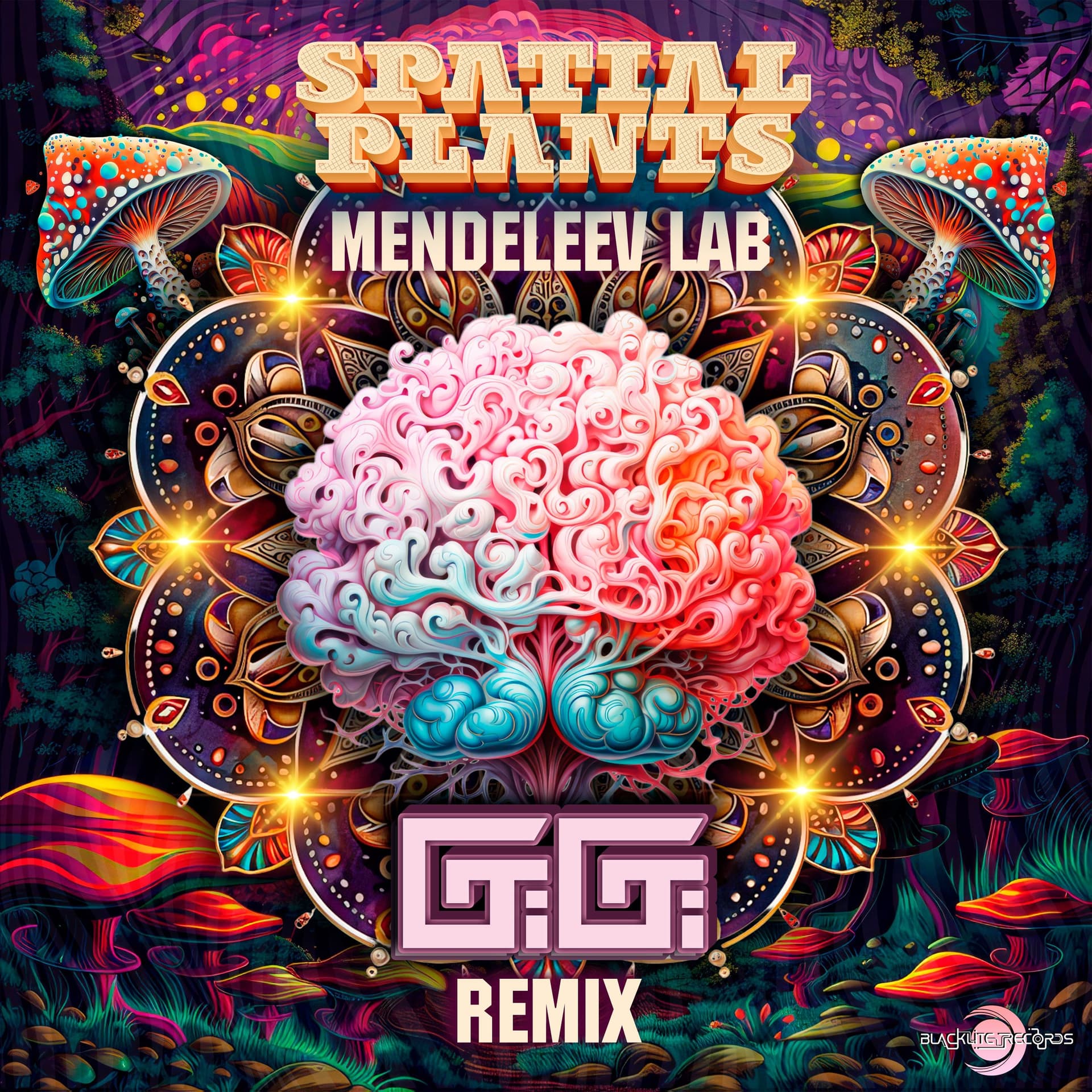 Spatial Plants - Mendeleev Lab (Gigi Remix) - BlackLite Records cover