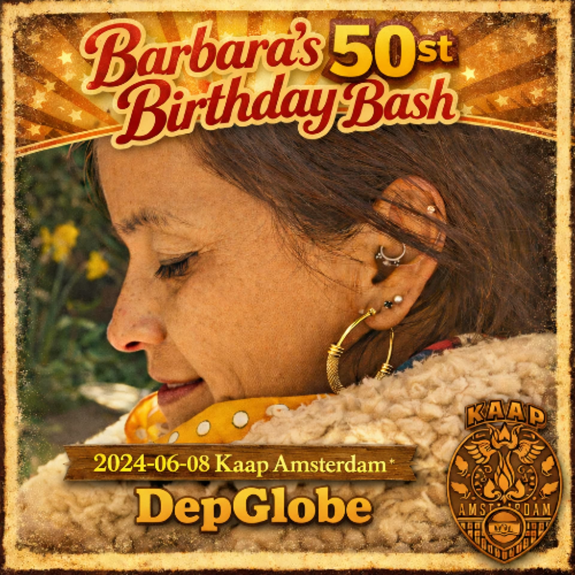 Barbara 50st Birthday Bash presents DepGlobe 2024-06-08 (NES 267) - DepGlobe cover