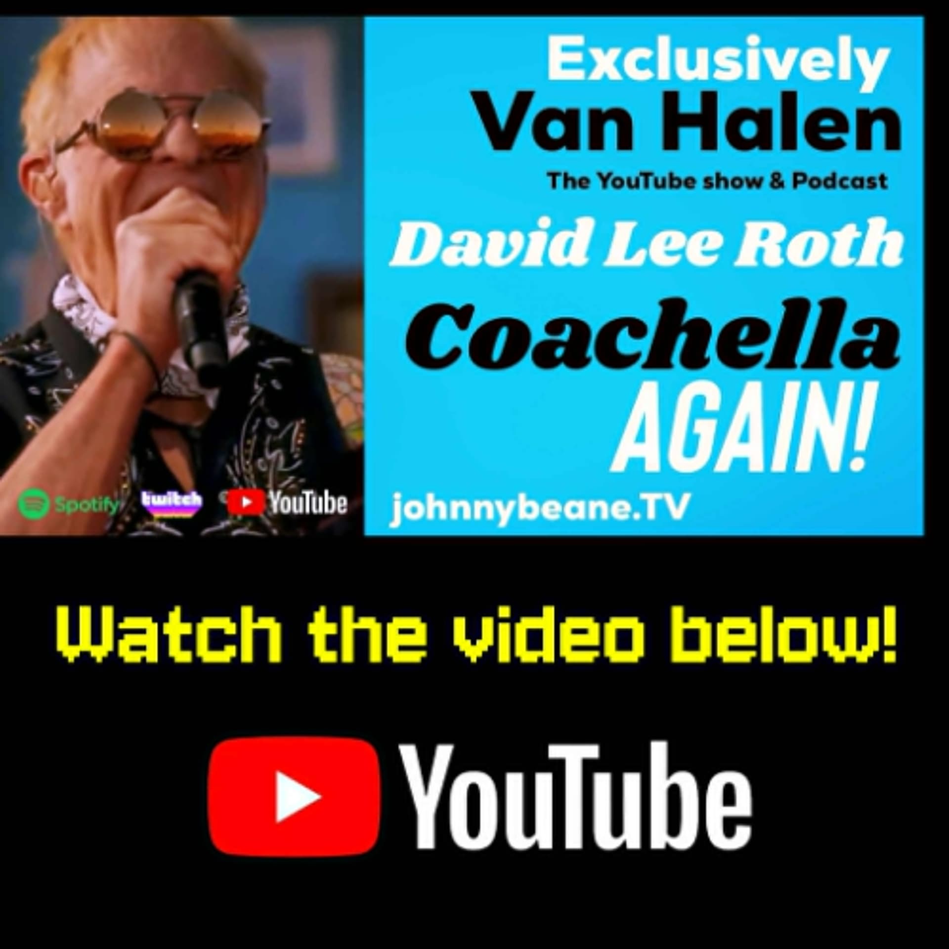 David Lee Roth SURPRISES Coachella 2026 Crowd AGAIN with “Jump” 🤯🔥 | Teddy Swims Set Goes OFF! — The Johnny Beane Podcast cover