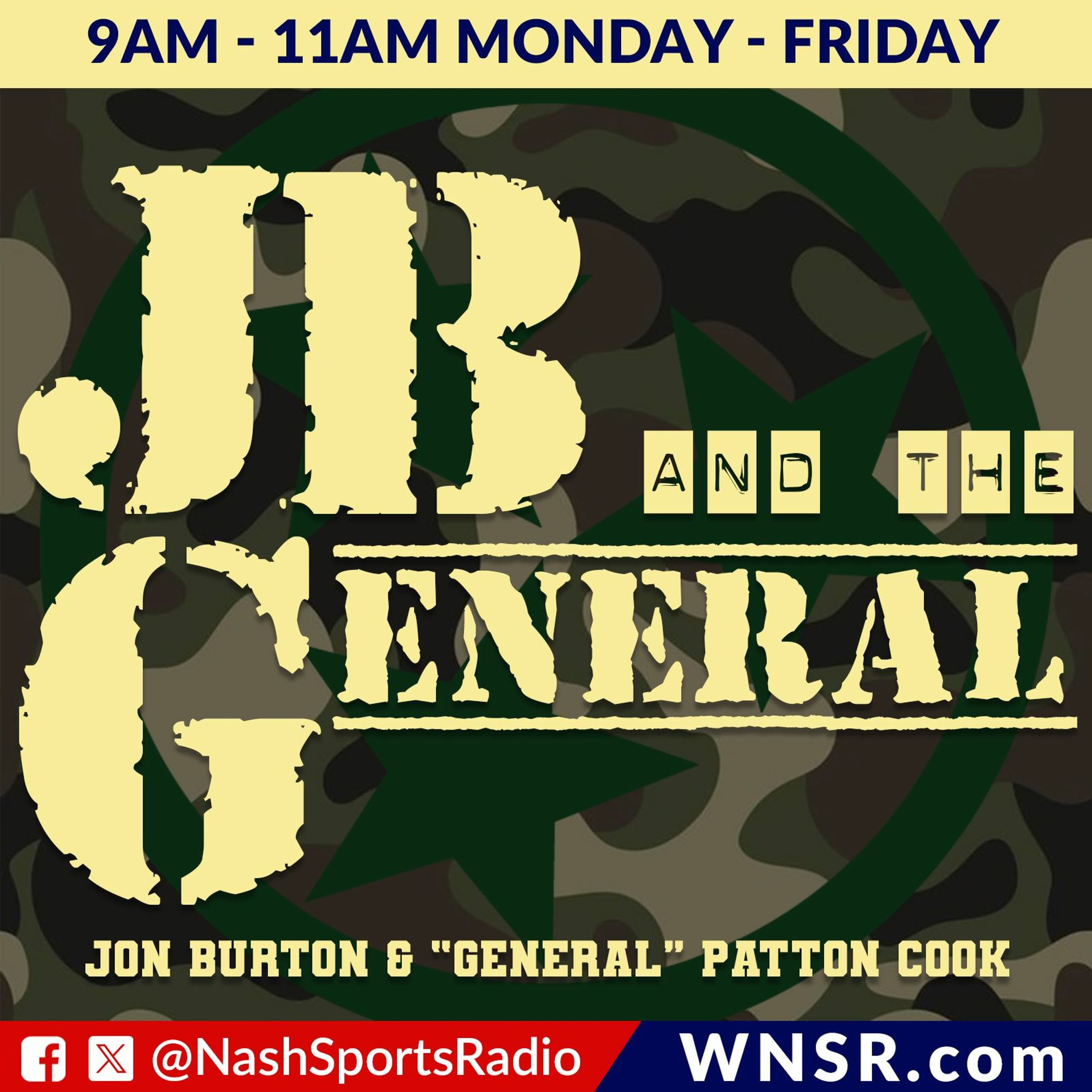 JB & The General Show 2 - 12 - 25 - Nashville SportsRadio cover