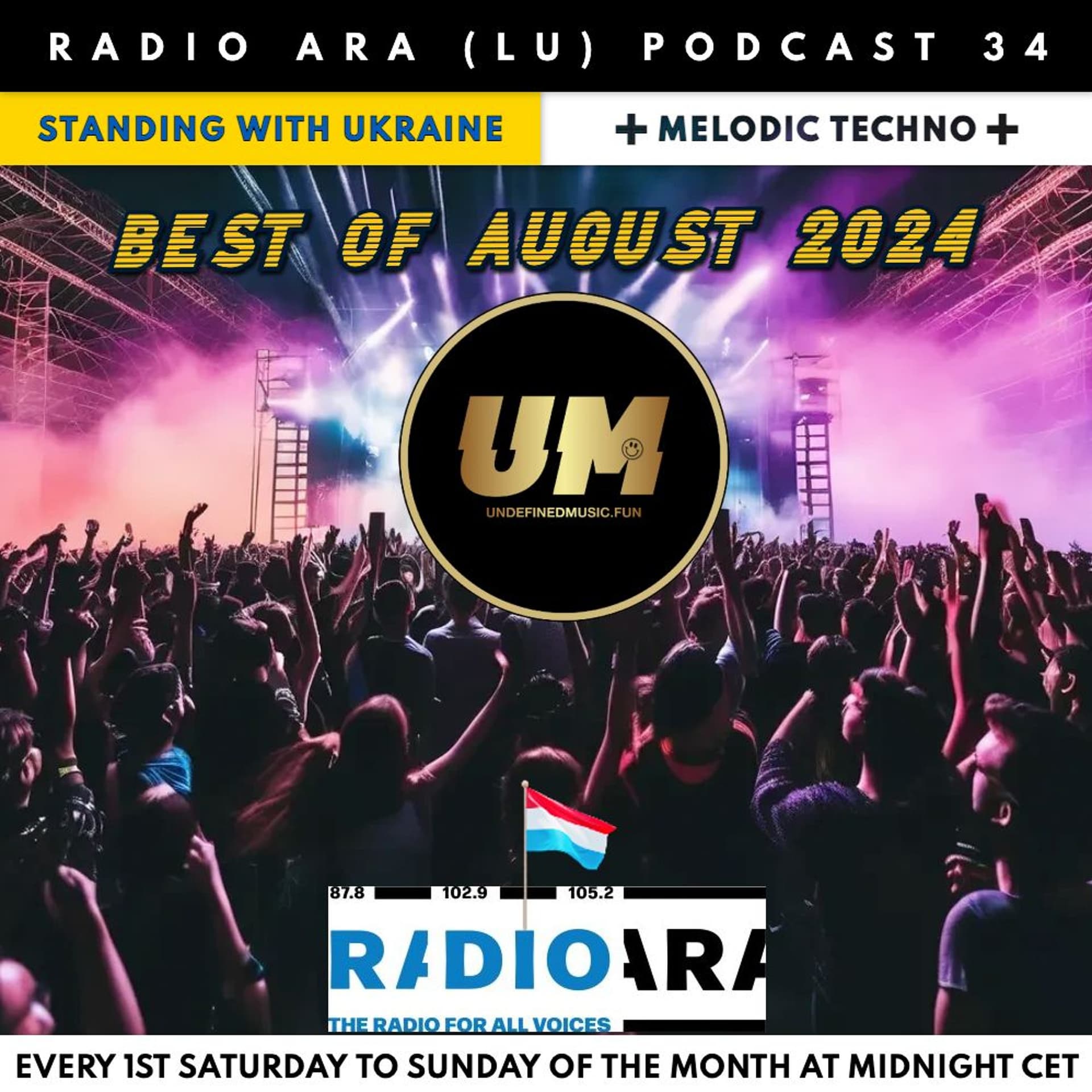 LetzParty N° 34 - 07.09.2024 - UM - Melodic Techno - UNDEFINED MUSIC cover