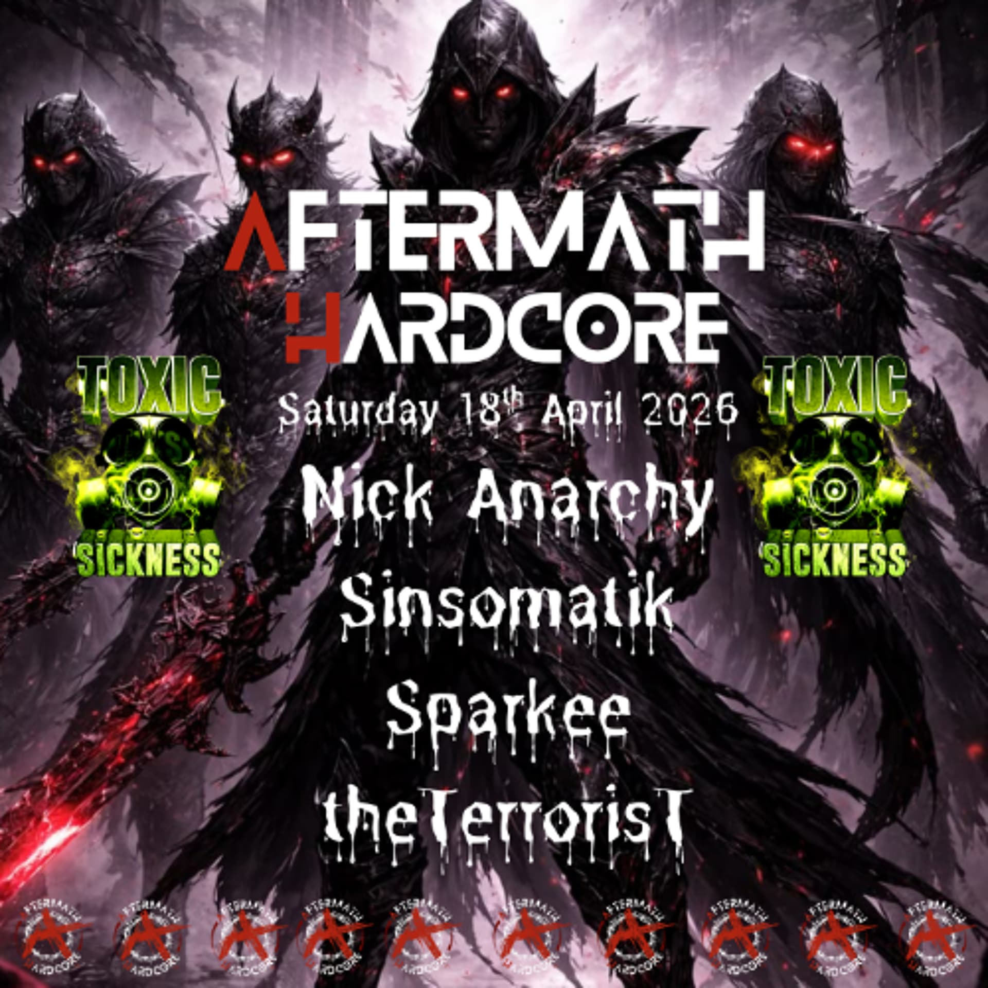 NICK ANARCHY / AFTERMATH HARDCORE SHOW ON TOXIC SICKNESS / APRIL / 2026 - TOXIC SICKNESS RADIO SHOWS cover