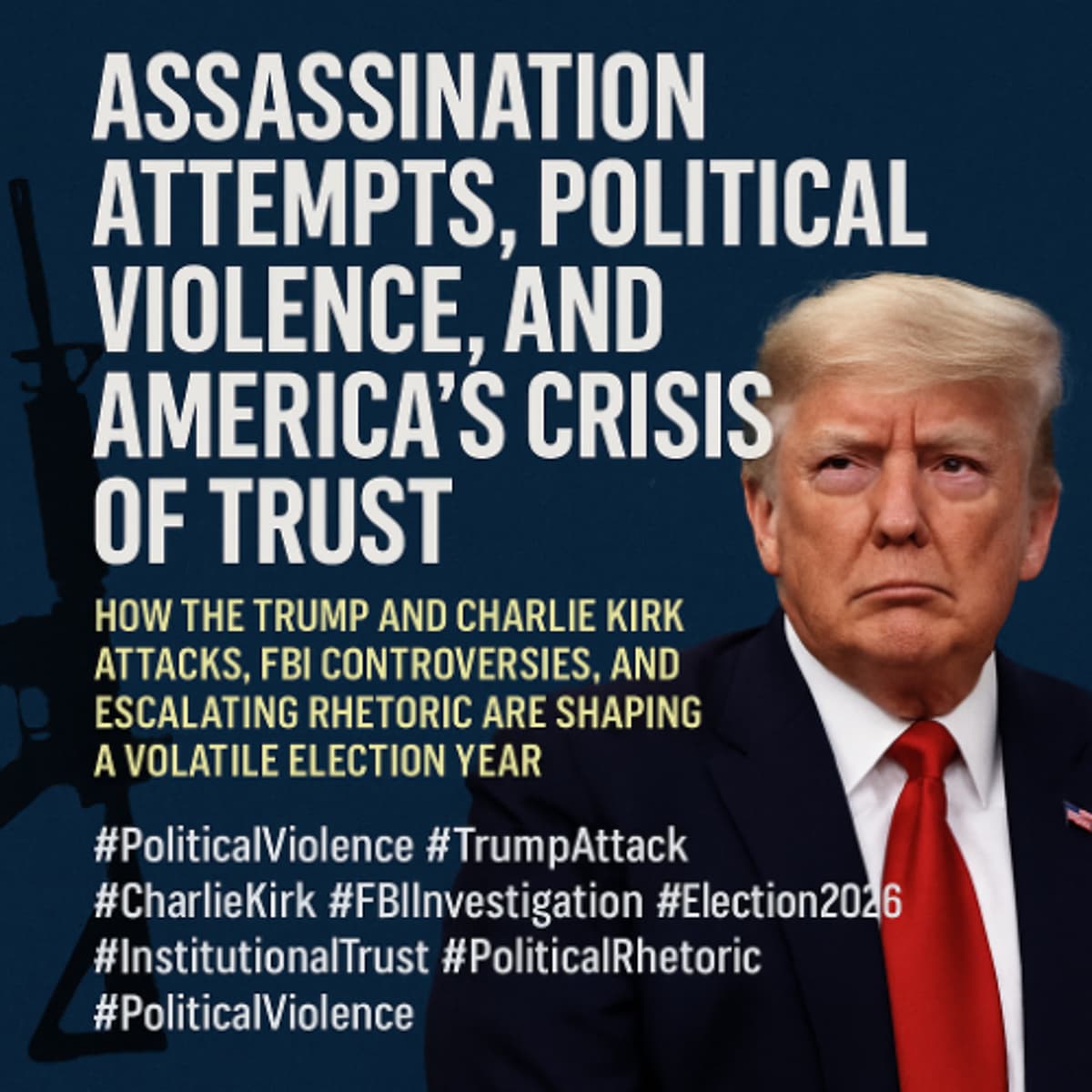 Assassination Attempts, Political Violence, and America’s Crisis of Trust - The Rock of Talk cover