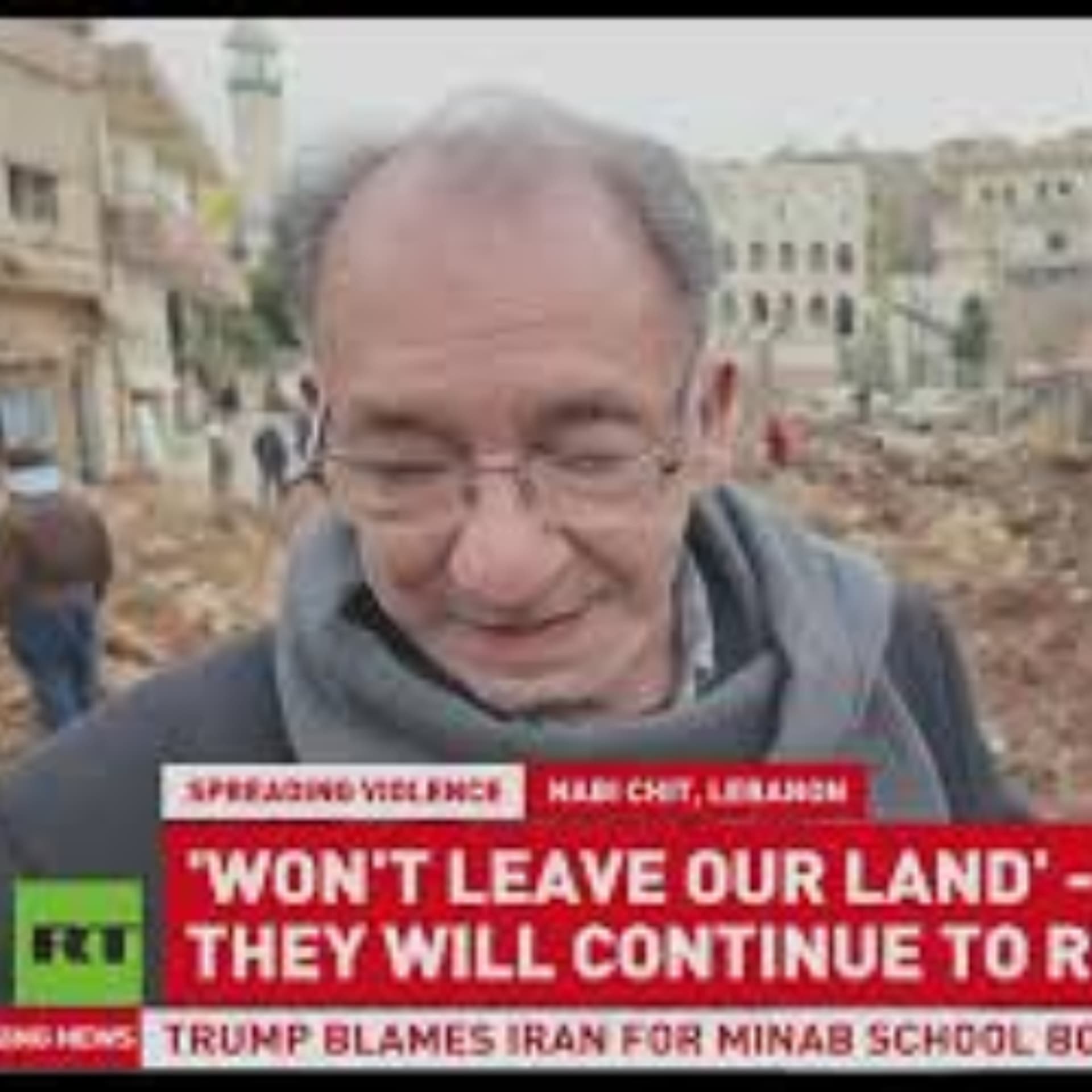 Lebanese Resistance unbowed - Nabi Sheet Steve Sweeney - Proletarian Radio cover