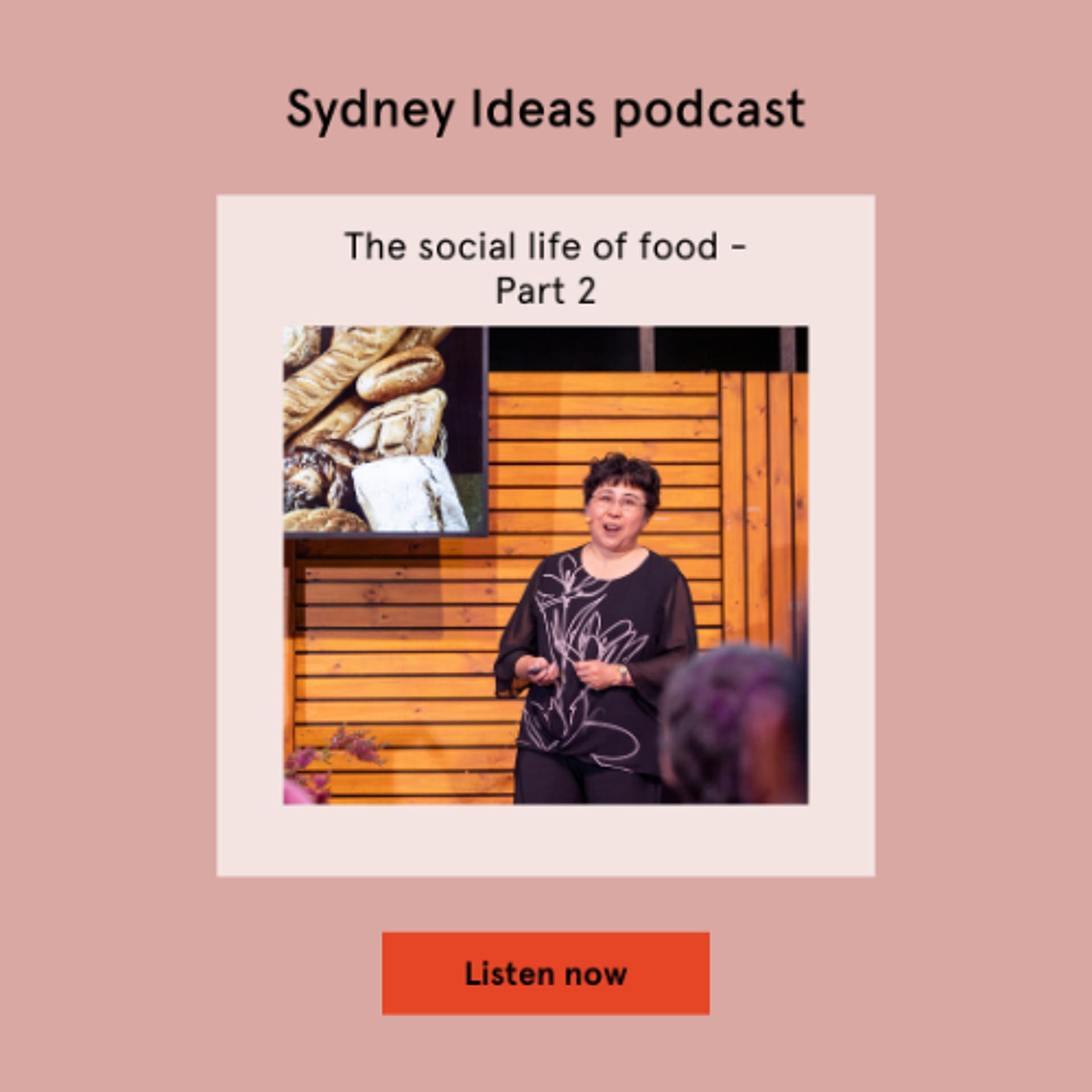 The social life of food - Part 2 - Sydney Ideas cover