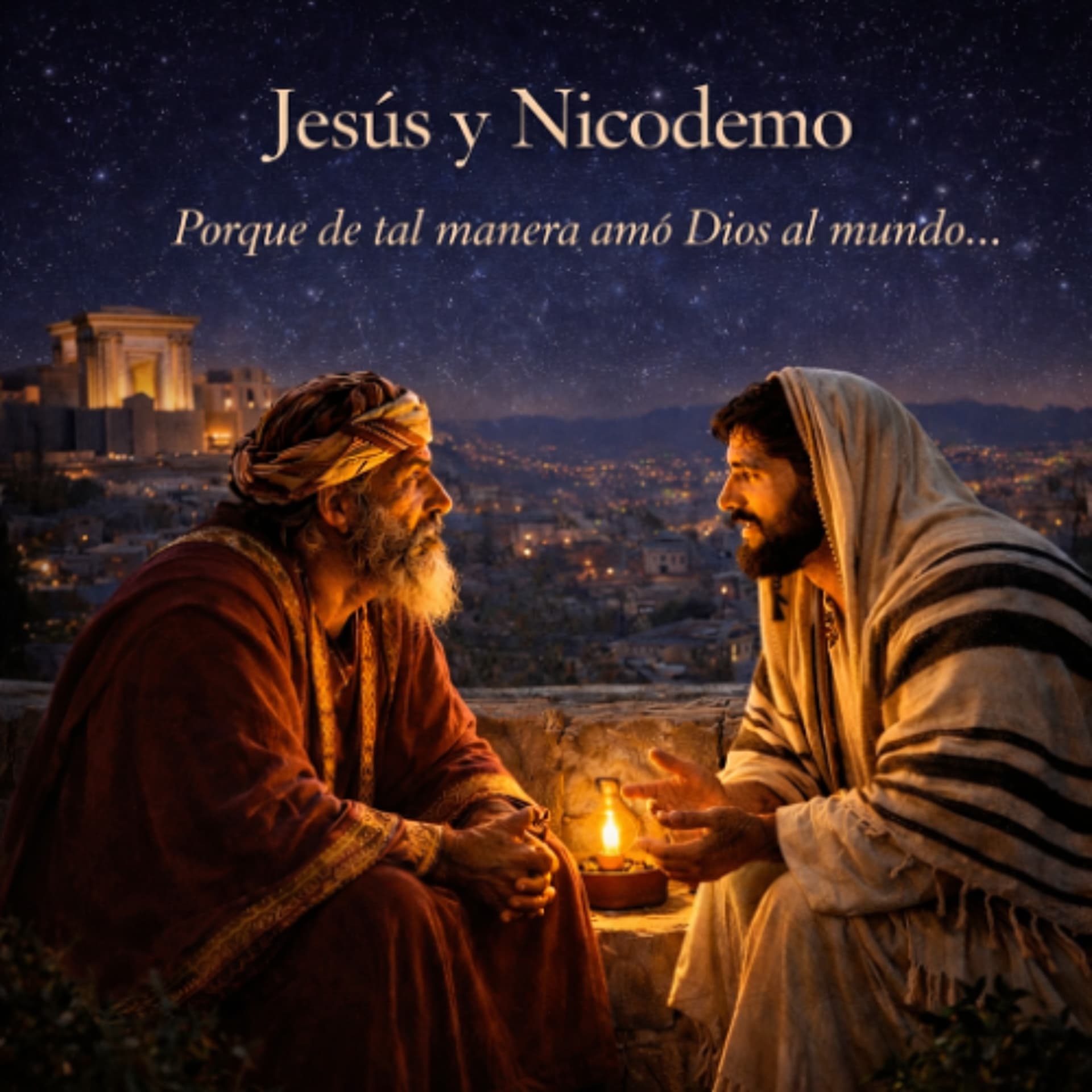 Jesús y Nicodemo - G3:16 Satélite cover