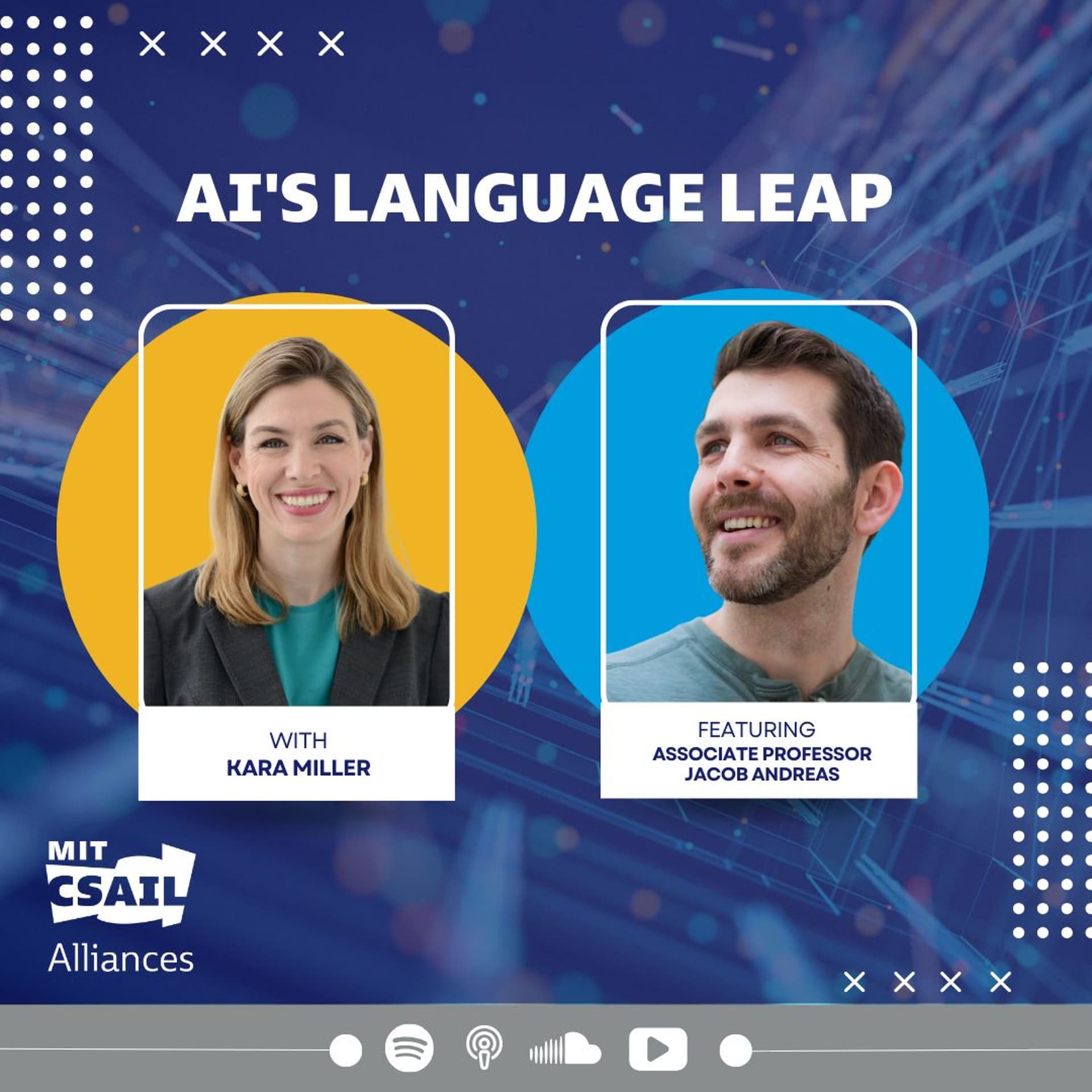 AI's Language Leap: MIT CSAIL Associate Professor Jacob Andreas Explores NLP and LLMs — CSAIL Alliances Podcasts cover