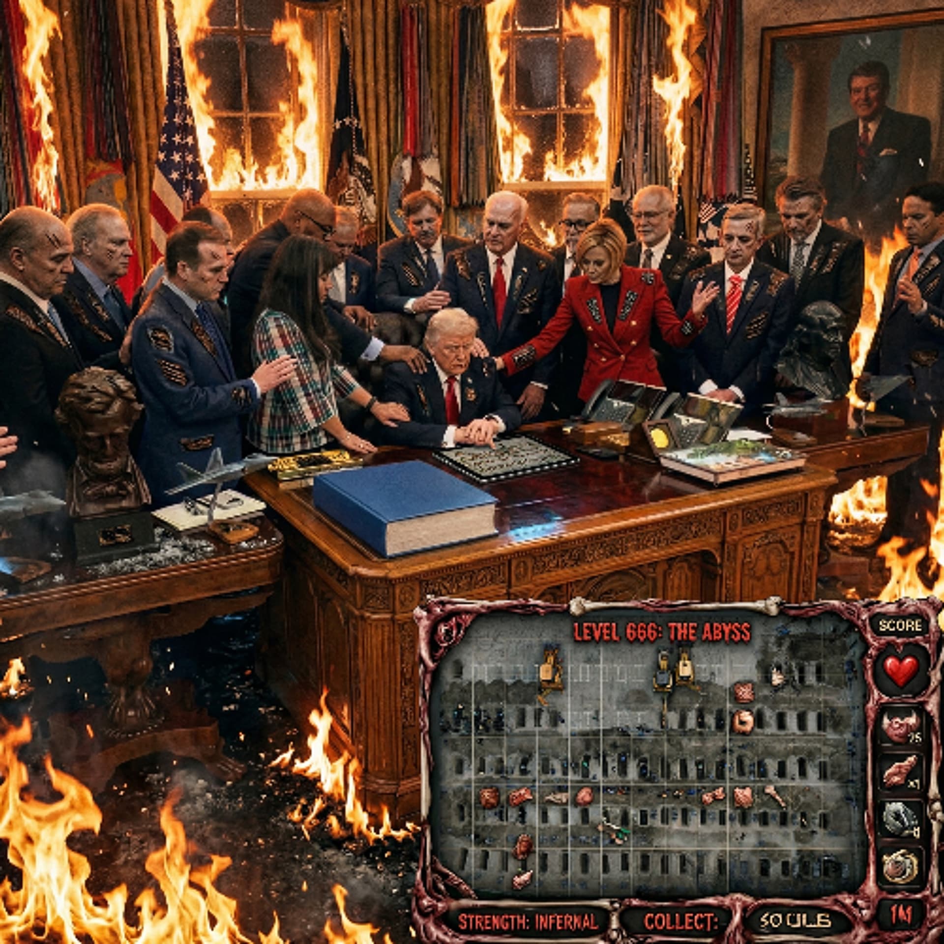 The Great Satan Unchained - Media Roots Radio cover