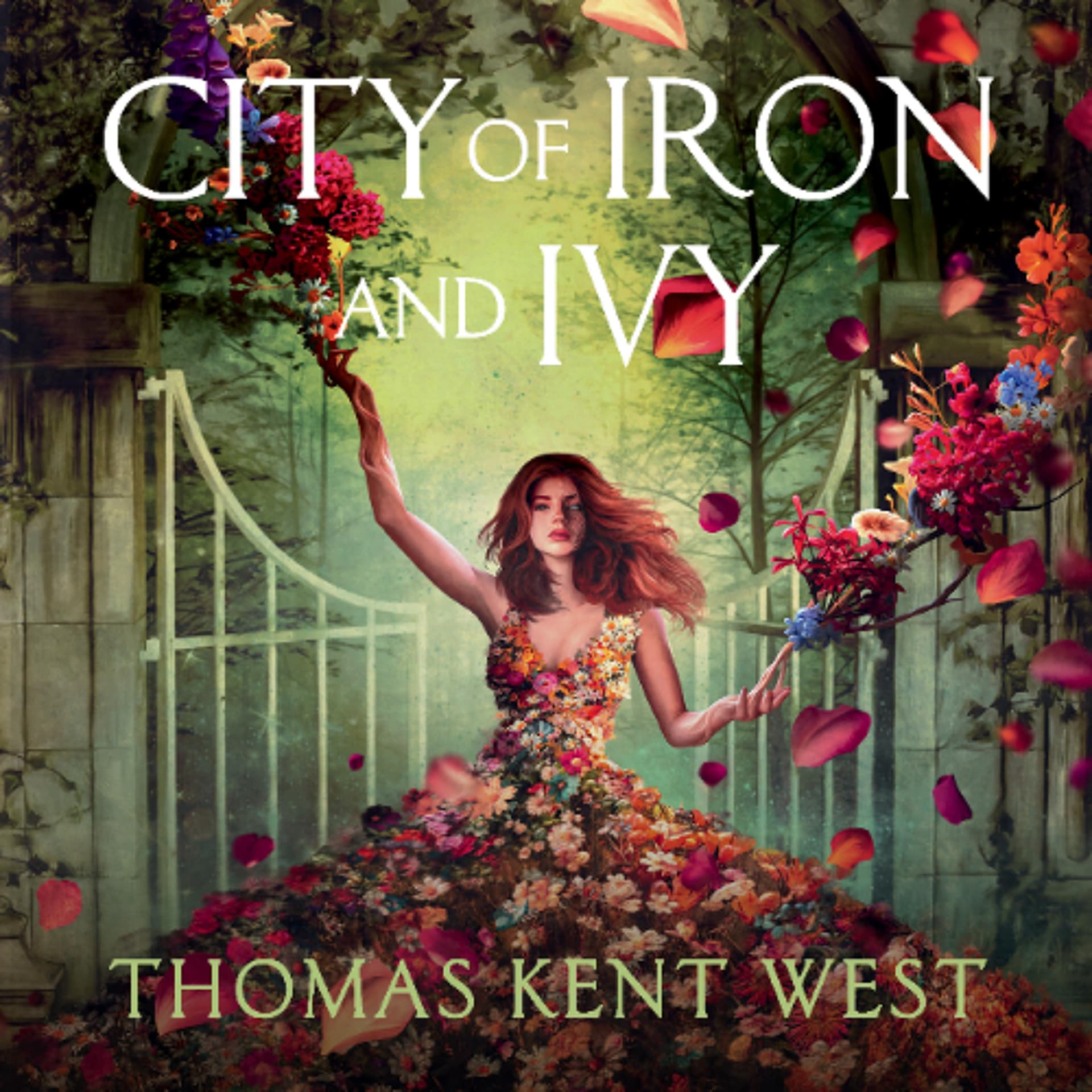 City of Iron and Ivy by Thomas Kent West Read by Chloe Campbell — Book Friends Forever cover
