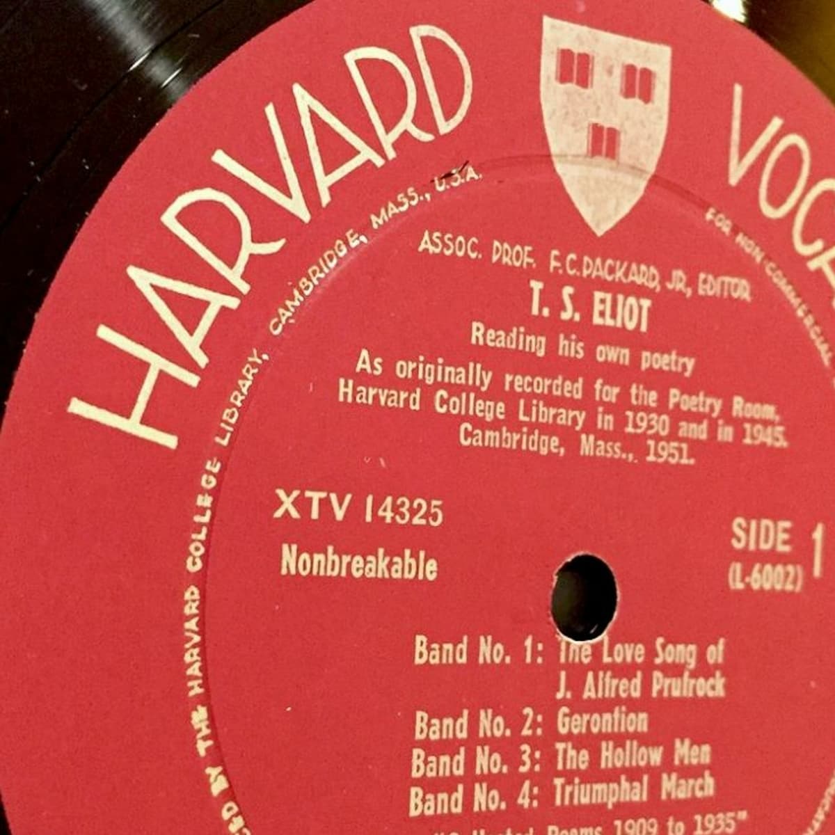 "The Hollow Men" T. S. Eliot - Harvard University cover