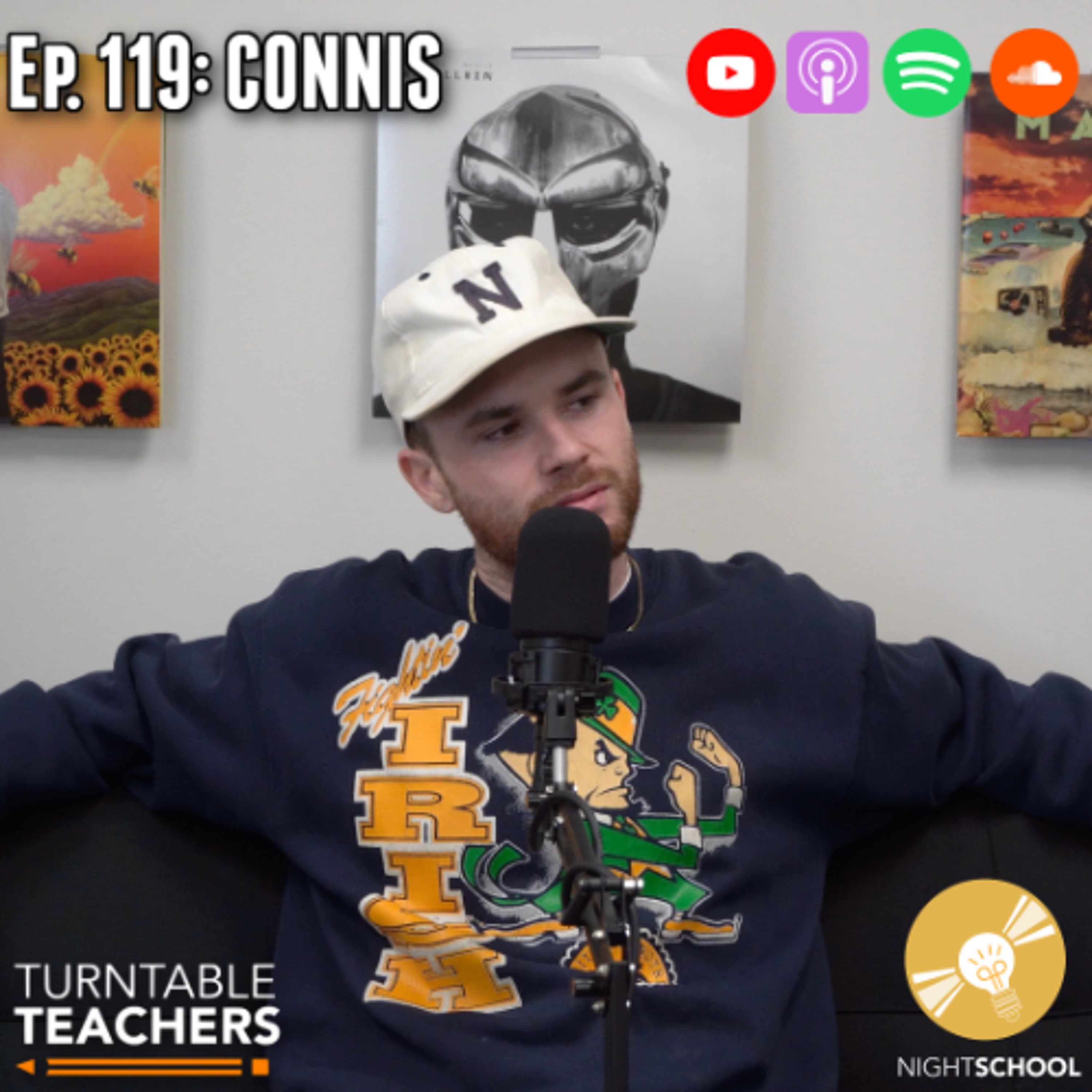 Night School Ep. 119 (Guest Speaker: Connis) - Turntable Teachers cover