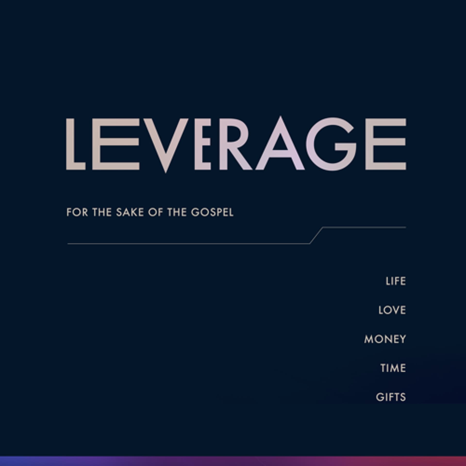 STL City - Leverage Your Gifts - Leverage -  Jordan Dillion - (08/31/25) - The Jubilee Sunset Hills Podcast cover