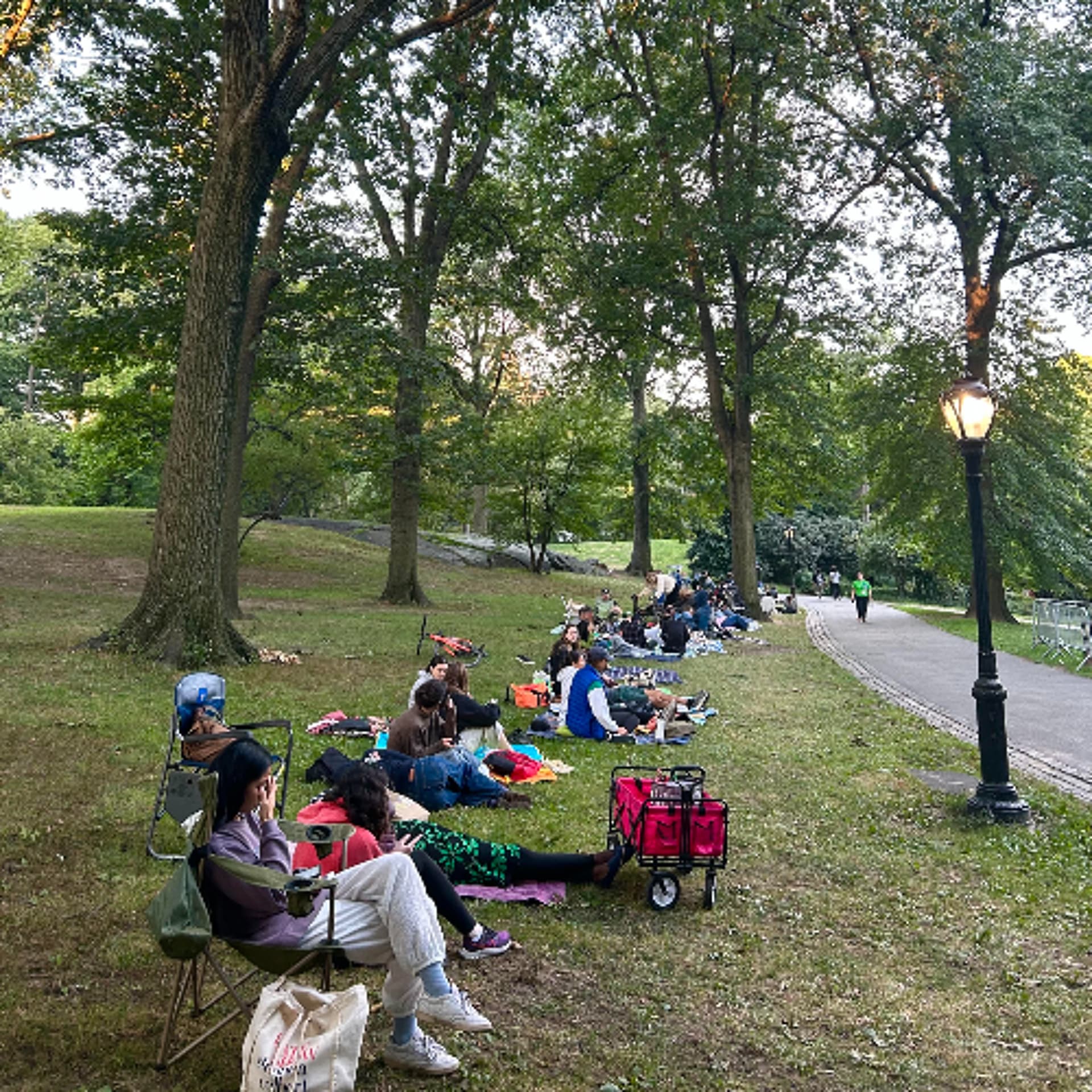 The line at the Delacorte Theater - Uptown Radio cover