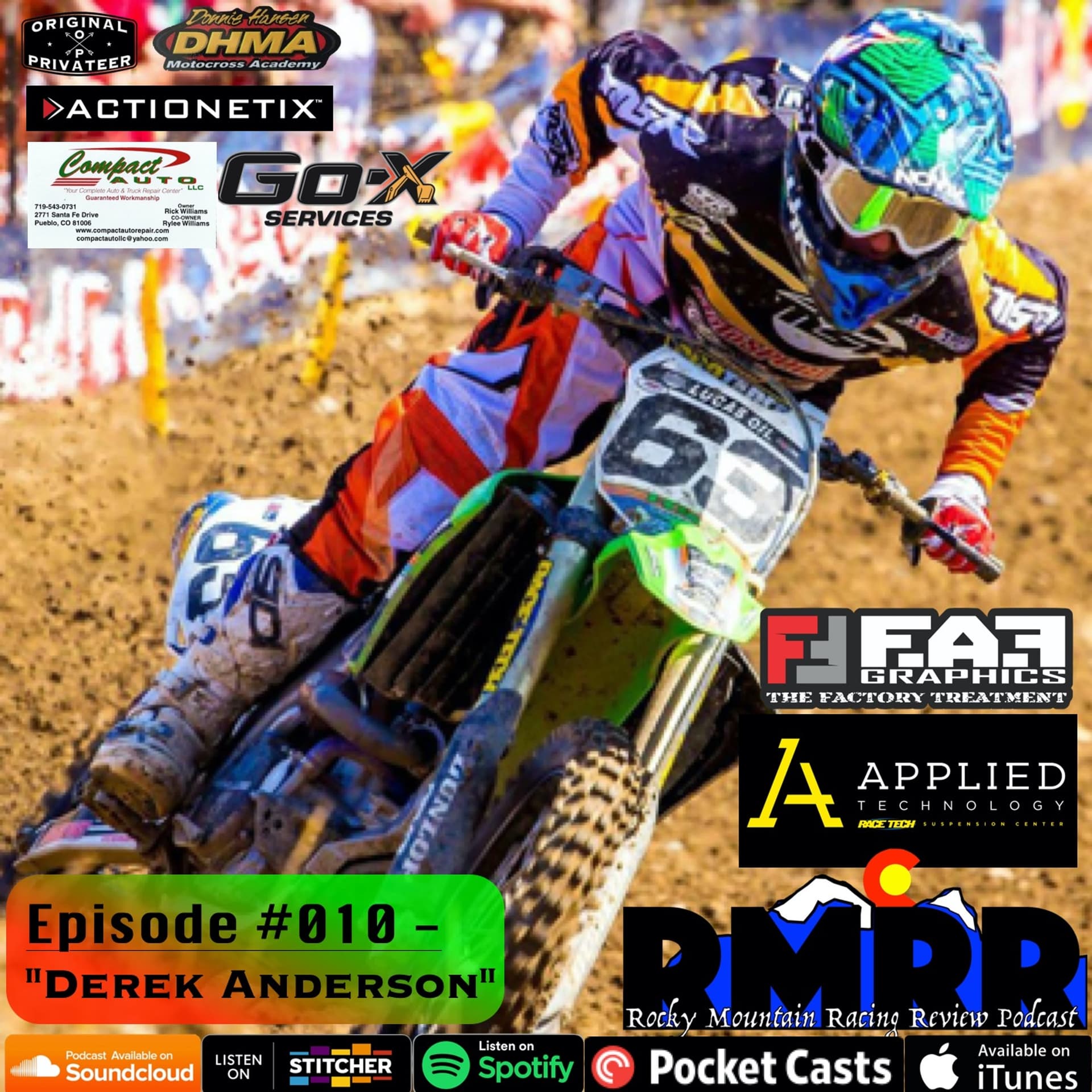 Episode #010 - "Derek Anderson" — Rocky Mountain Racing Review cover