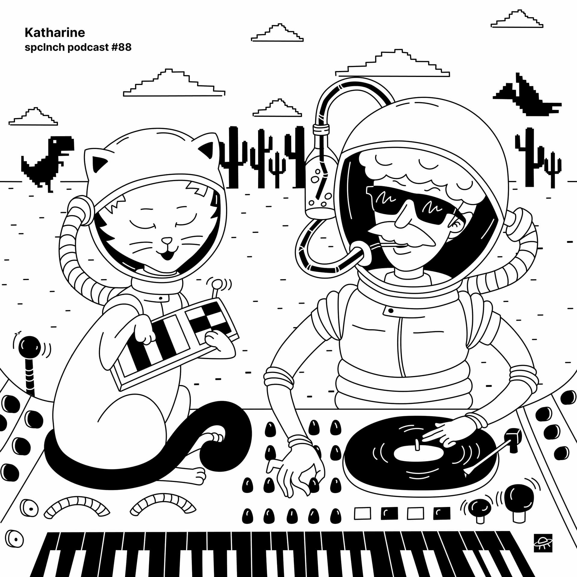 spclnch podcast #88 / Katharine - spclnch cover