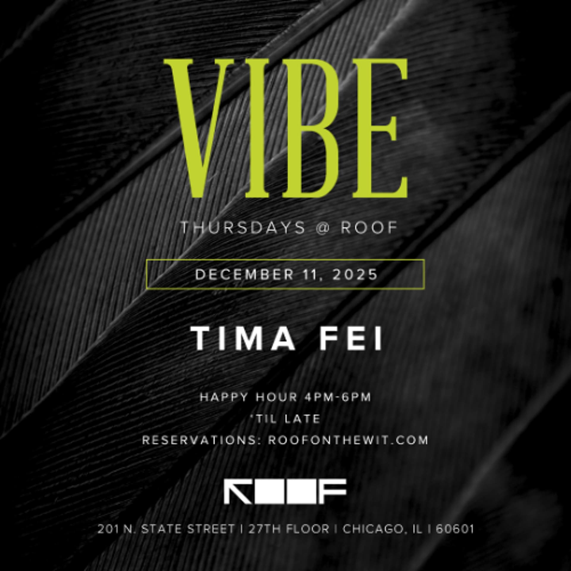 ROOF on theWIT (Chicago) 12.11.25 - Tima Fei cover